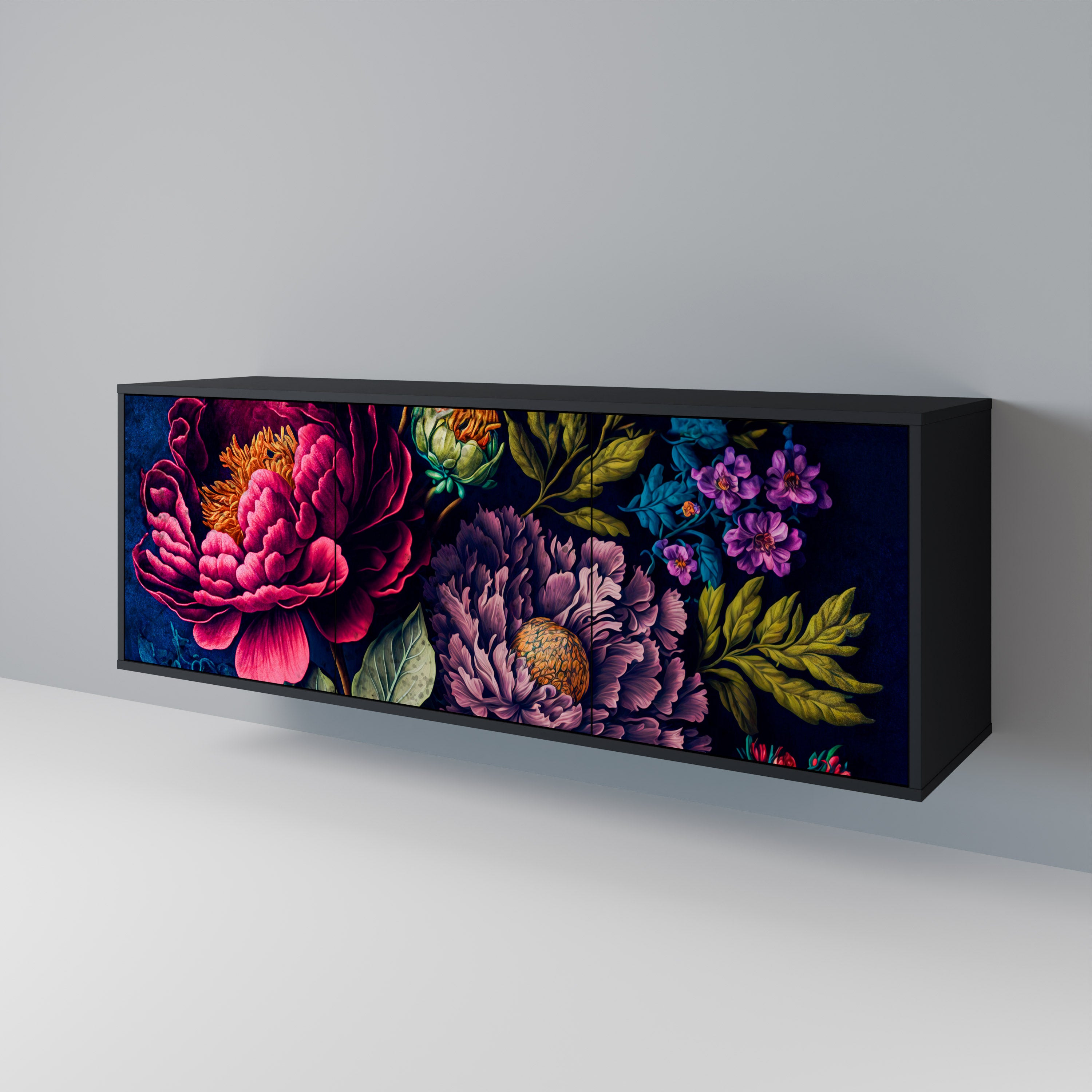 BLOOMING ELEGANCE 3-Door Sideboard