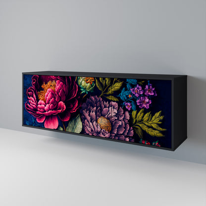 BLOOMING ELEGANCE Skänk med tre dörrar