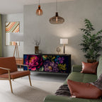 BLOOMING ELEGANCE 3-türiges Sideboard