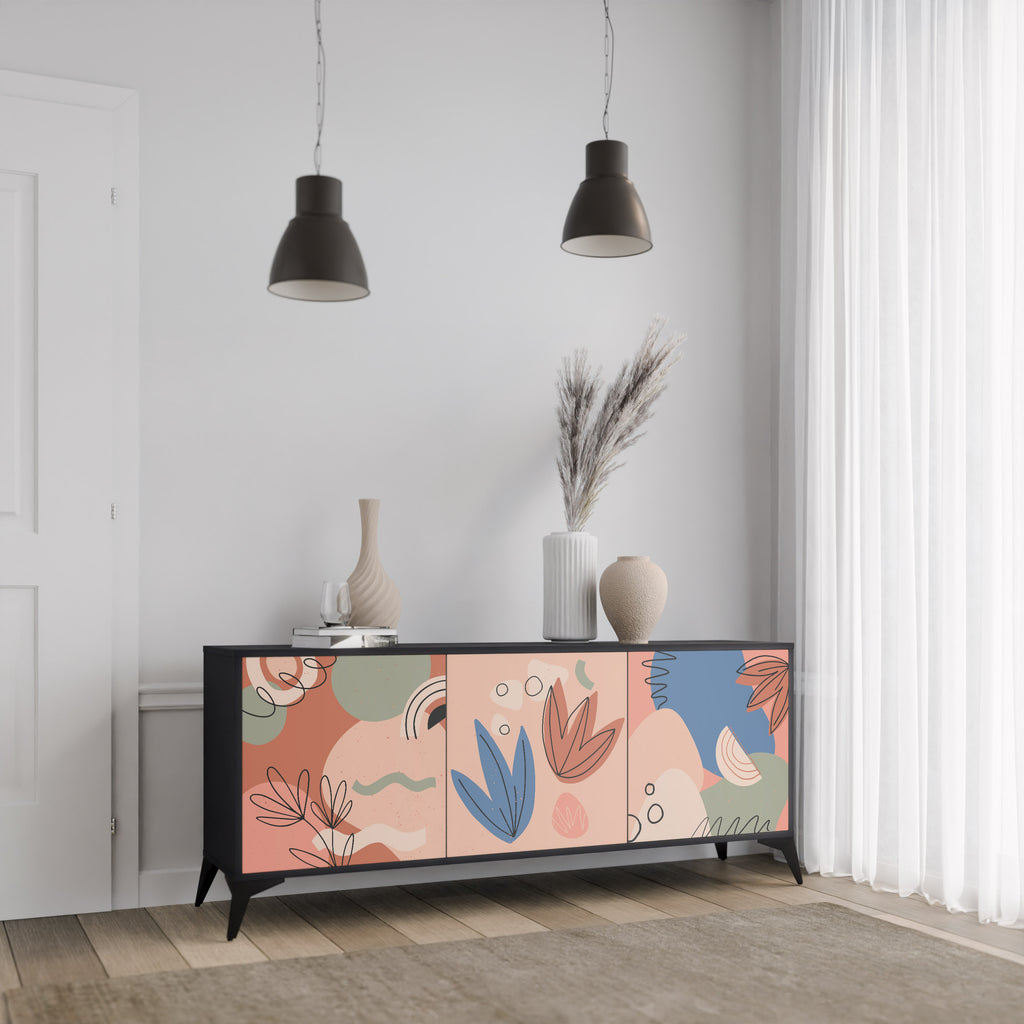 PASTEL DESTINY 3-Door Sideboard