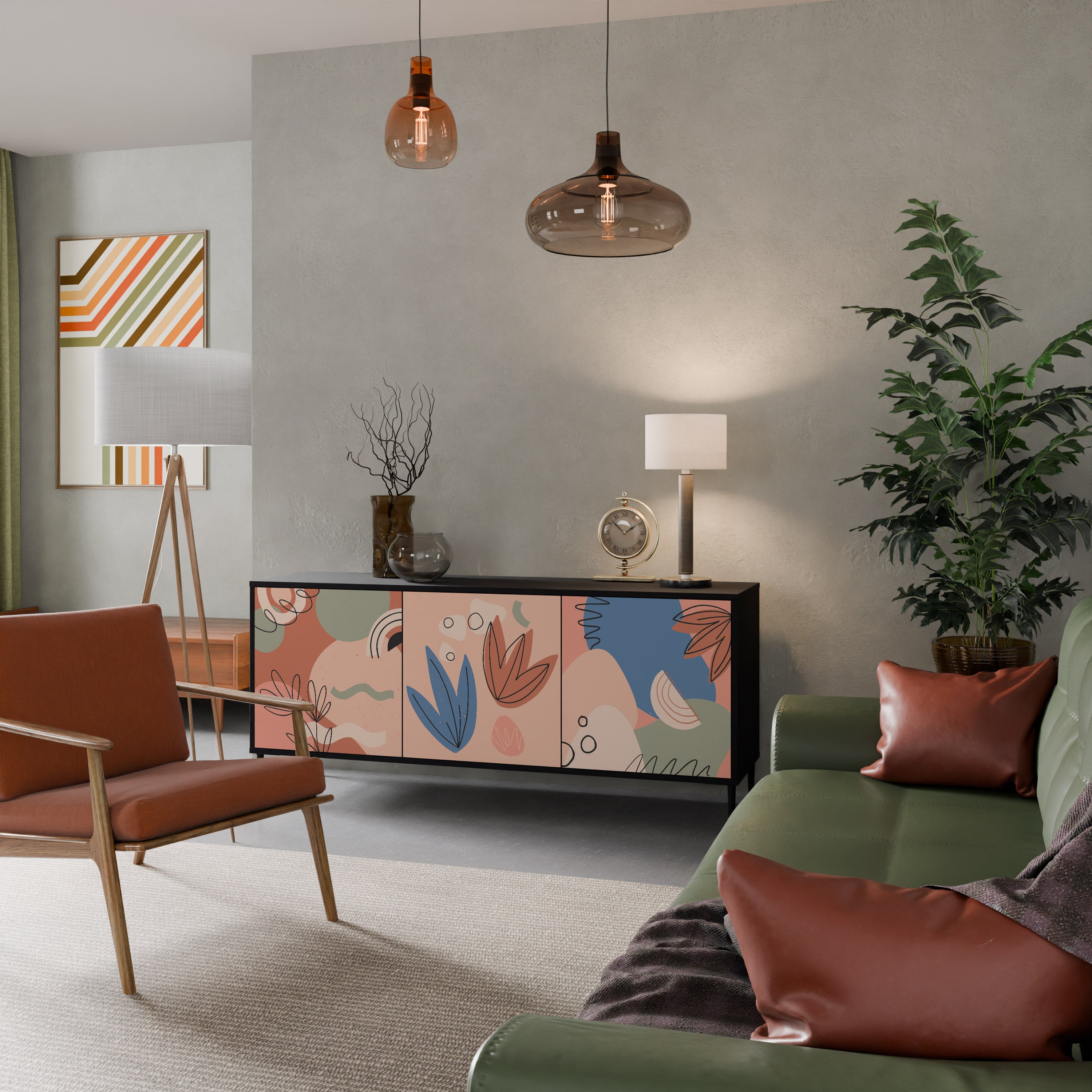 PASTEL DESTINY 3-Door Sideboard