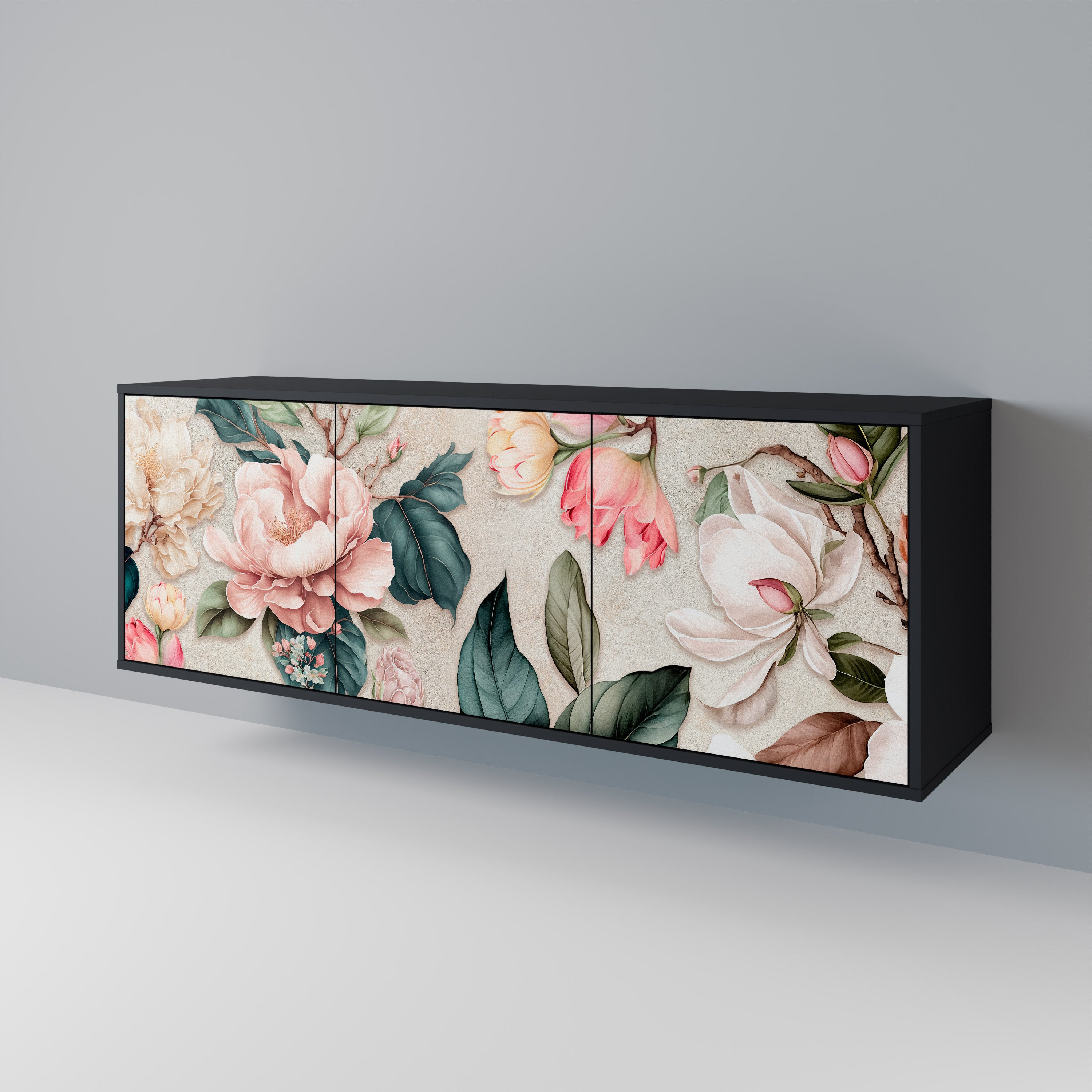 FLORAL GRACE 3-Door Sideboard
