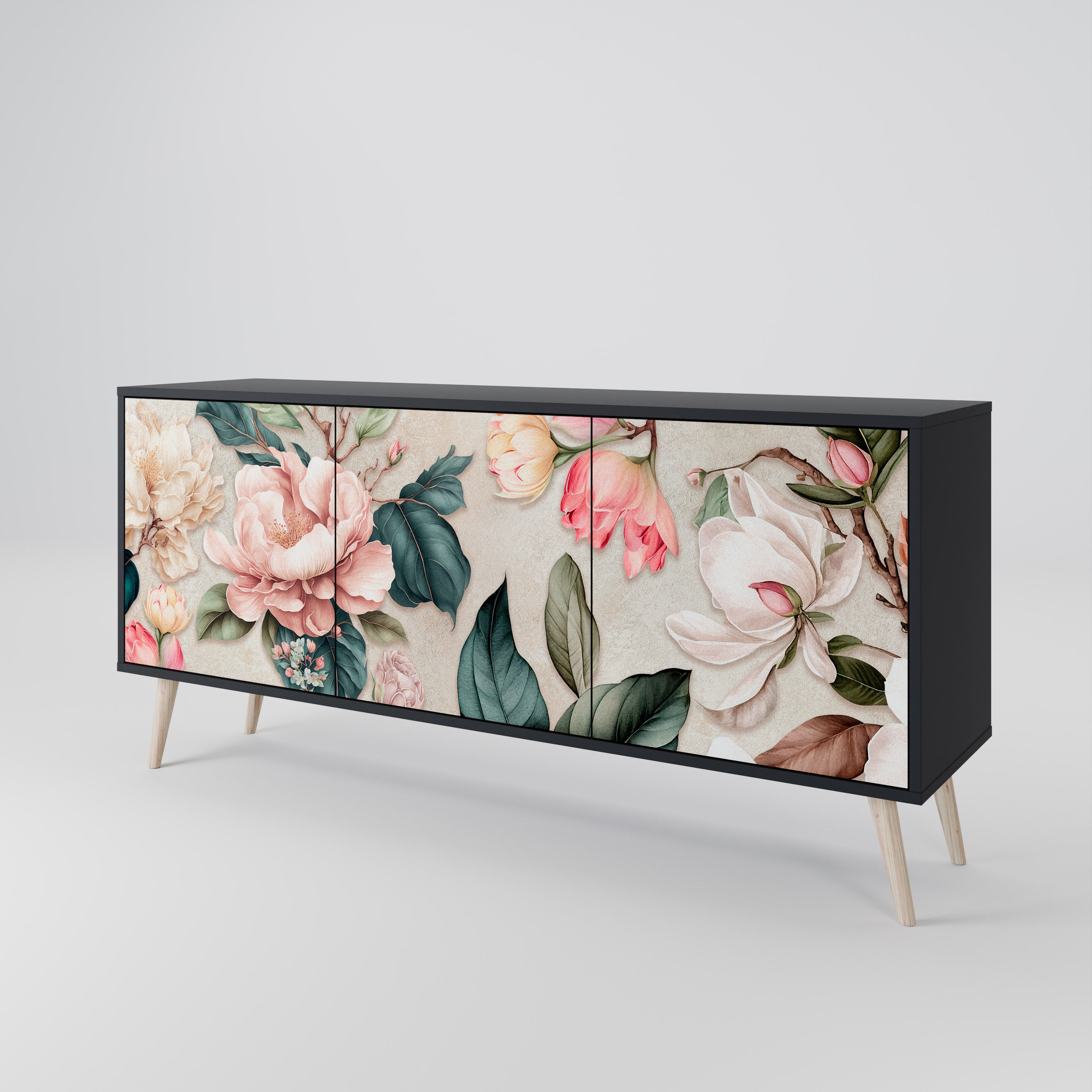 FLORAL GRACE 3-Door Sideboard