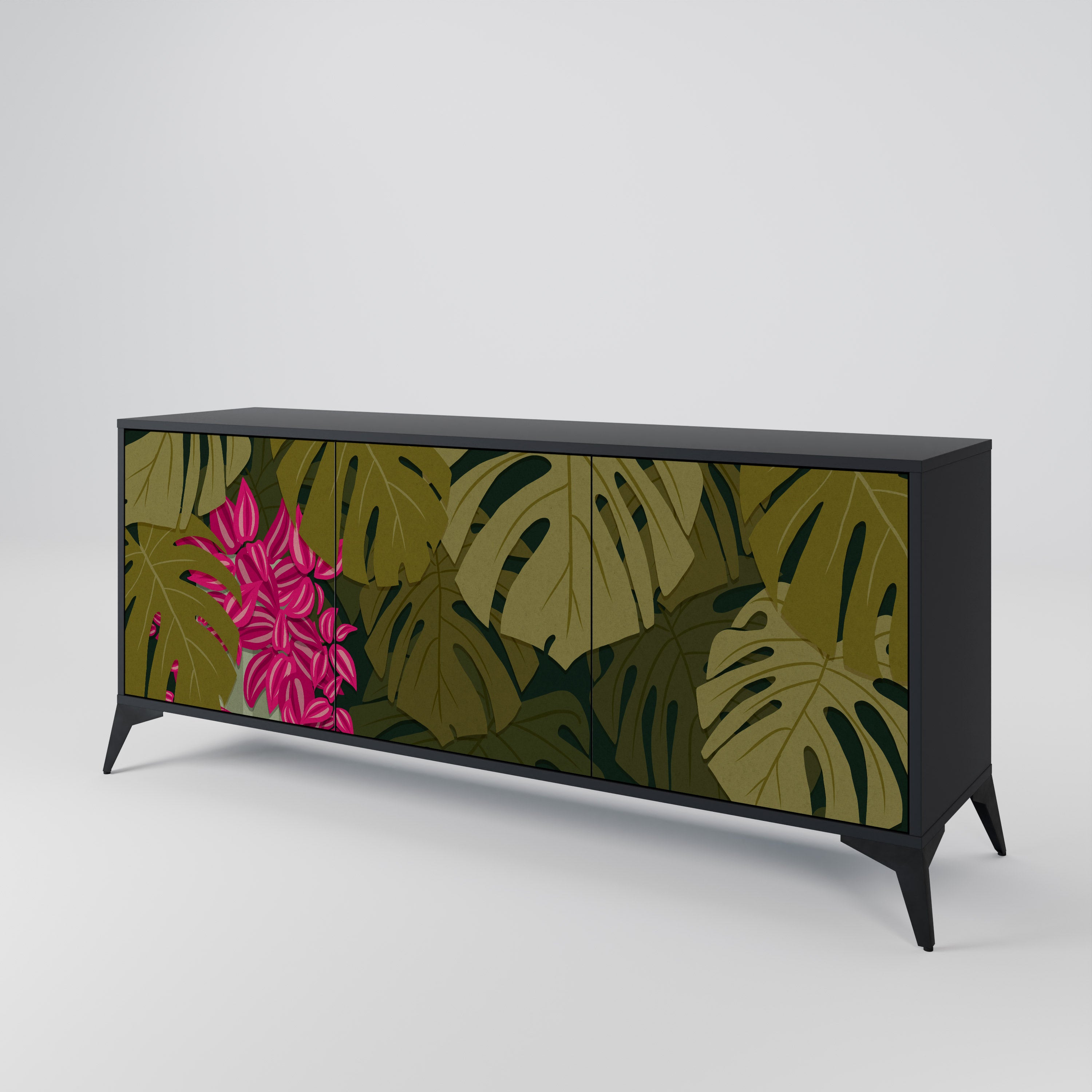 TROPICAL BEAUTY 3-Door Sideboard