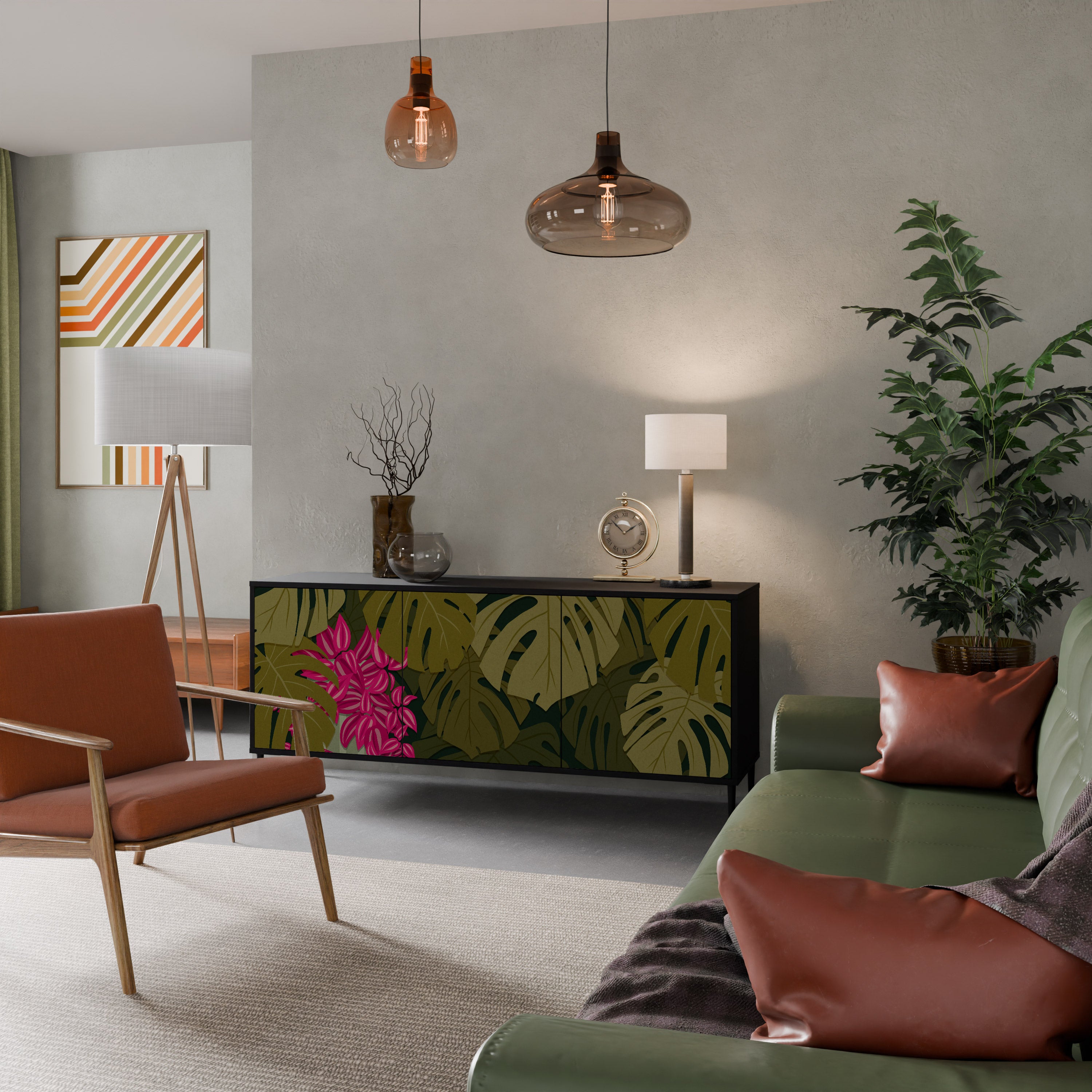 TROPICAL BEAUTY 3-türiges Sideboard