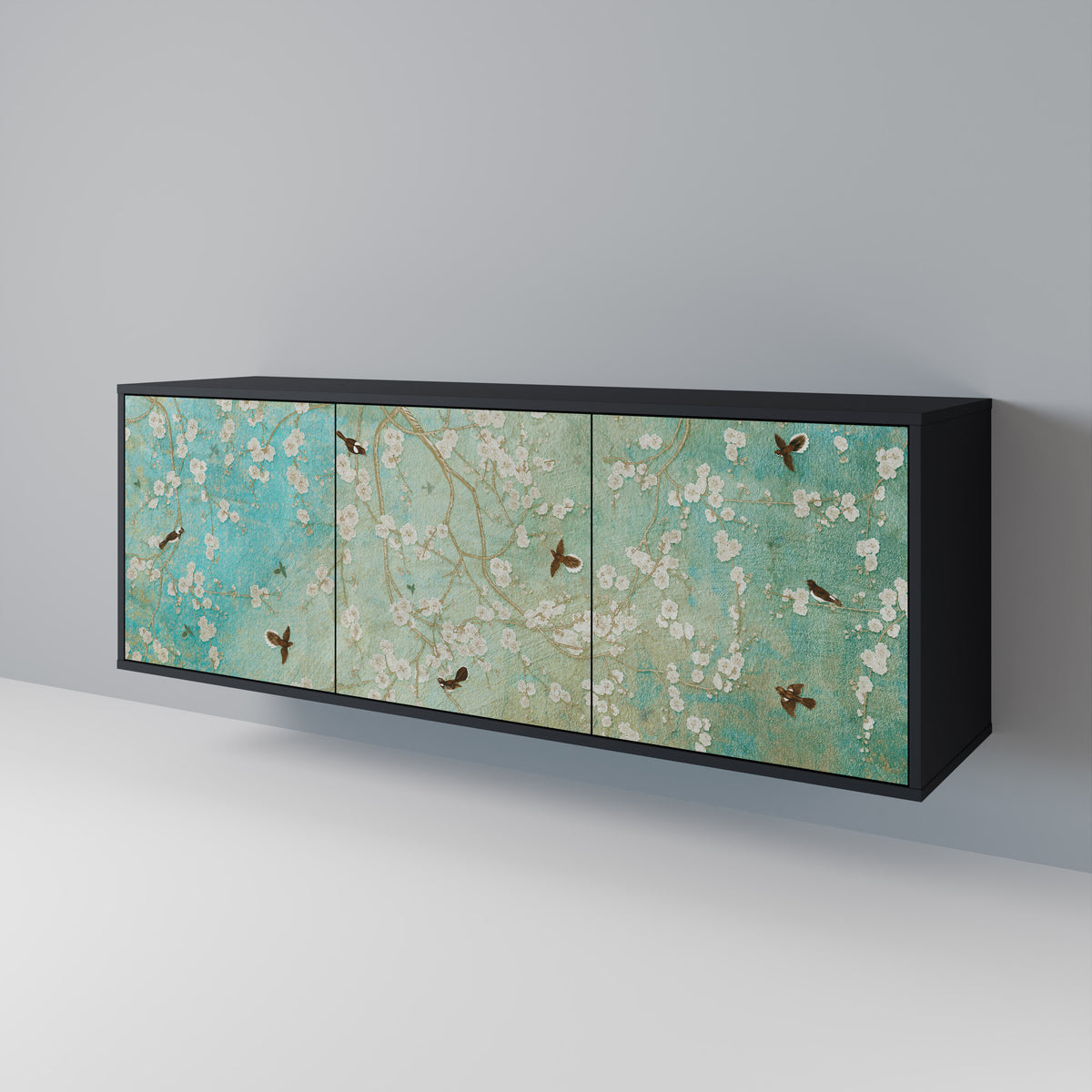 BLOOMING CHARM Aparador de 3 Puertas