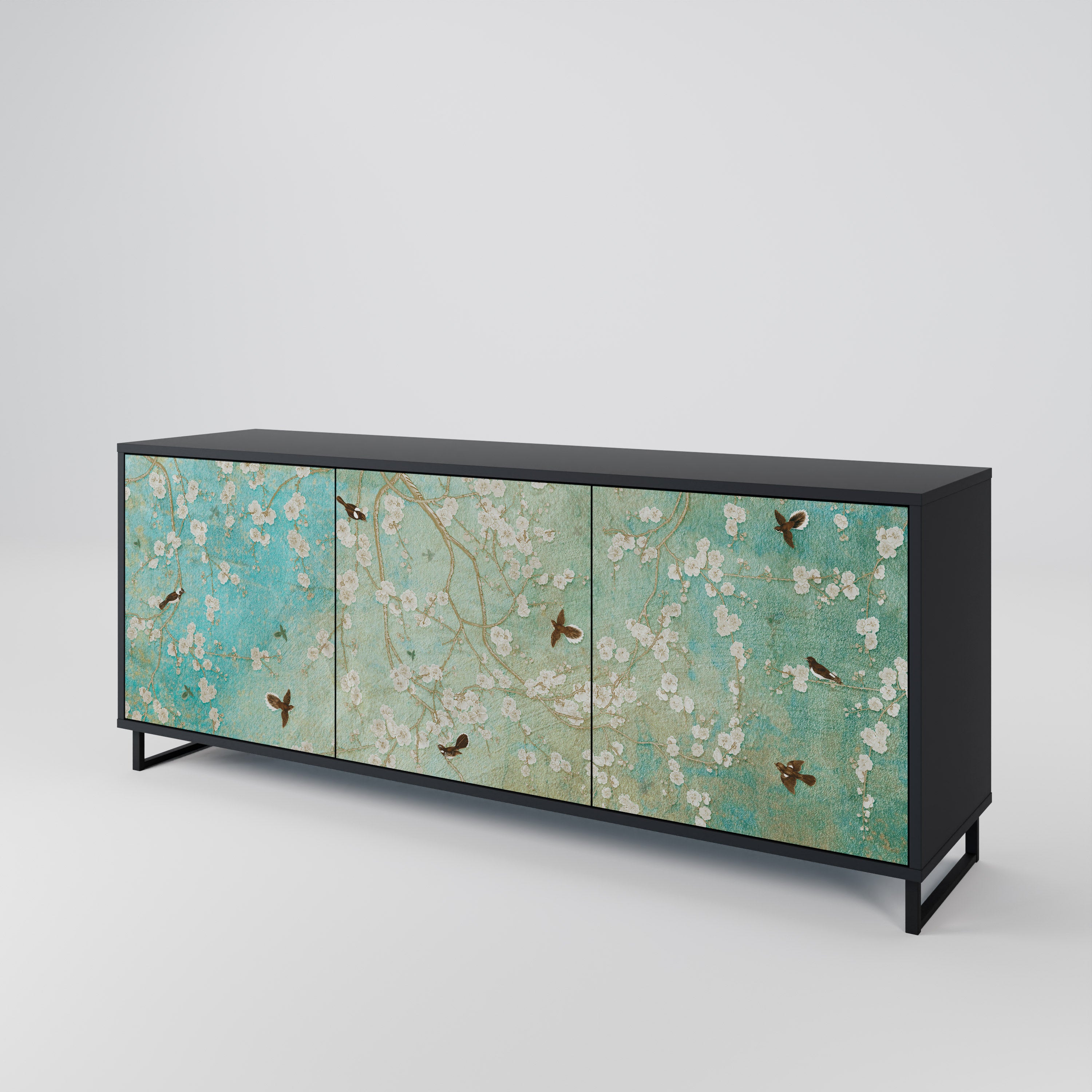 BLOOMING CHARM 3-Door Sideboard