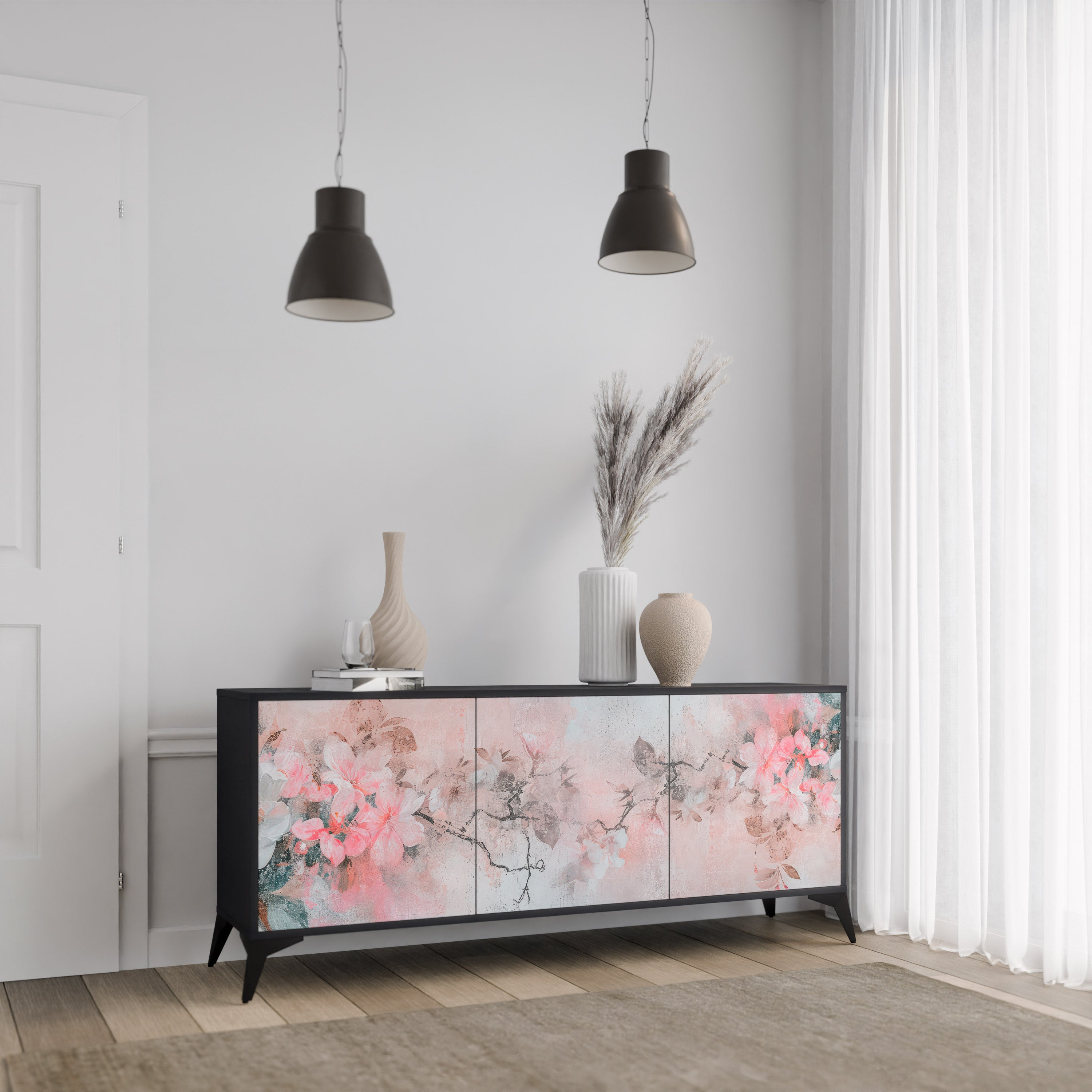 CHERRY BLOSSOM 3-Door Sideboard