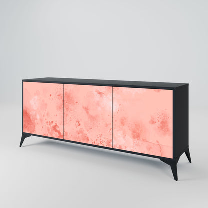 Credenza CRANE DANCE a 3 ante in finitura nera