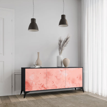 Credenza CRANE DANCE a 3 ante in finitura nera