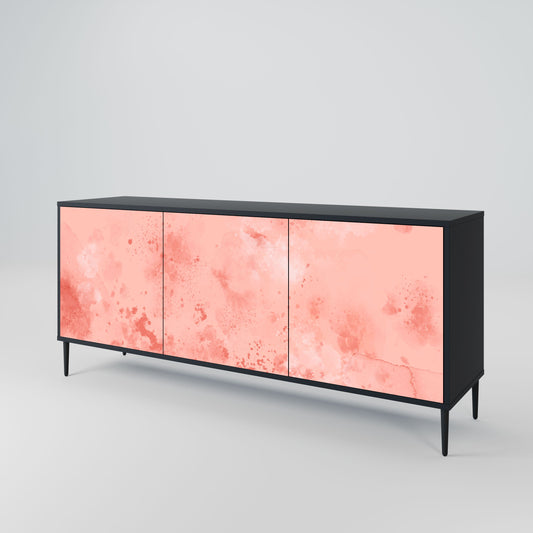 Credenza CRANE DANCE a 3 ante in finitura nera