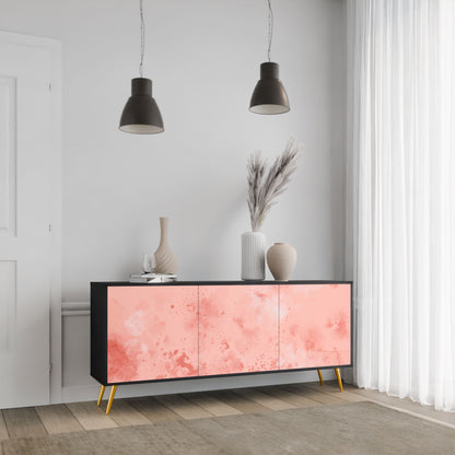 Credenza CRANE DANCE a 3 ante in finitura nera