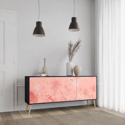 Credenza CRANE DANCE a 3 ante in finitura nera