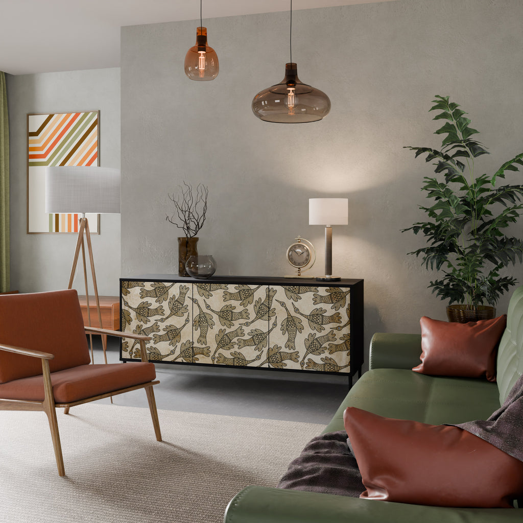 ALMONDINE SONGBIRD 3-Door Sideboard