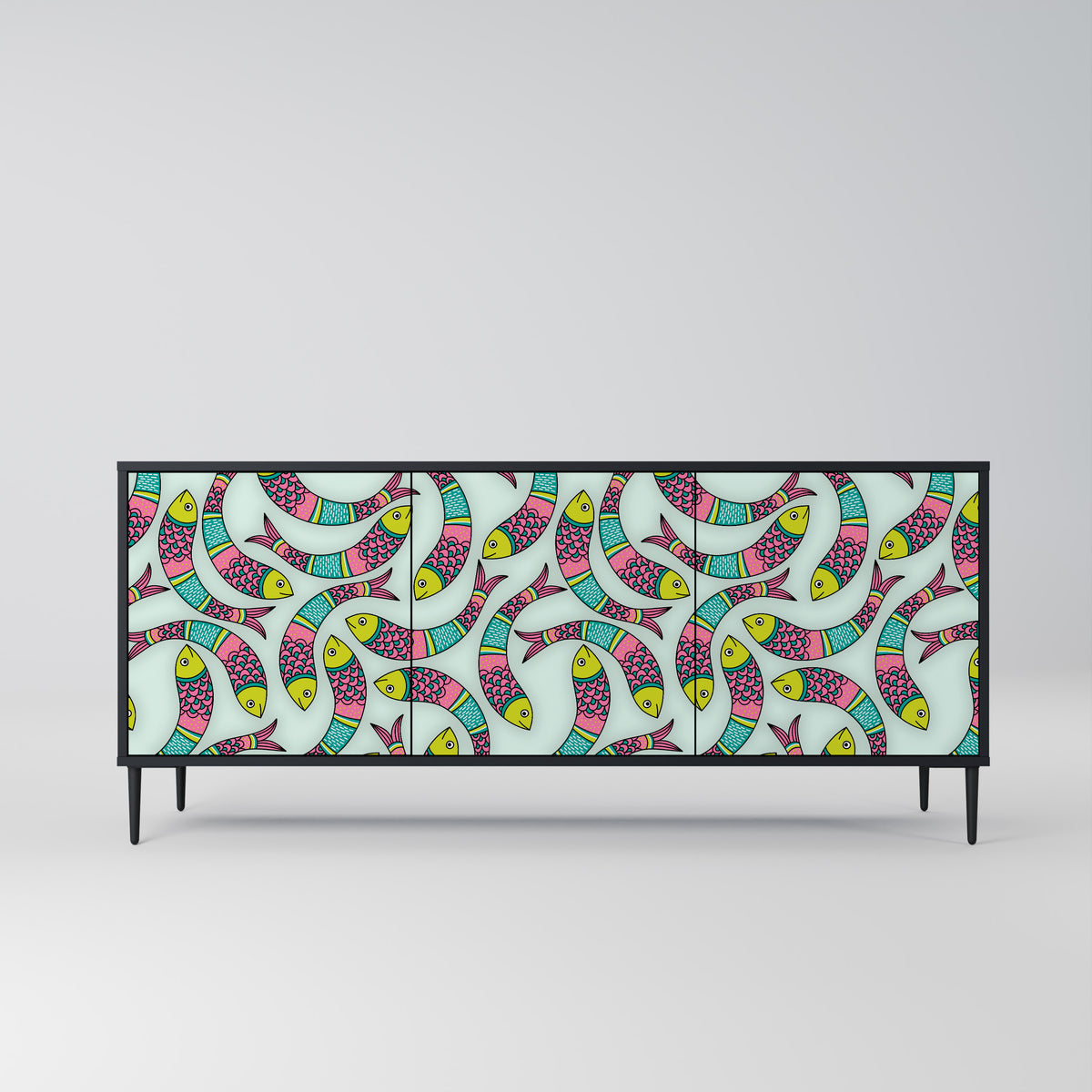 INDIAN FISH 3-türiges Sideboard