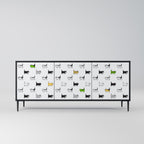 CATS COMPILATION Aparador de 3 Puertas