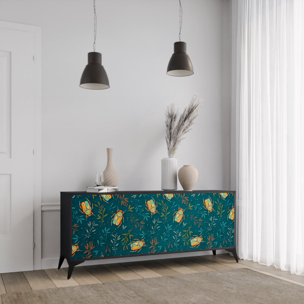 AUTUMN INSECTS 3-Door Sideboard