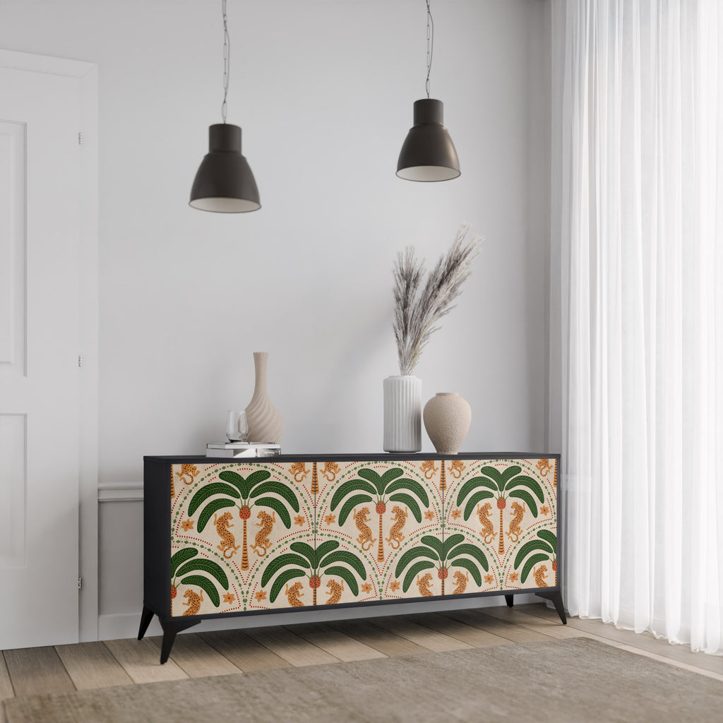 DANCING PREDATORS Aparador de 3 Puertas