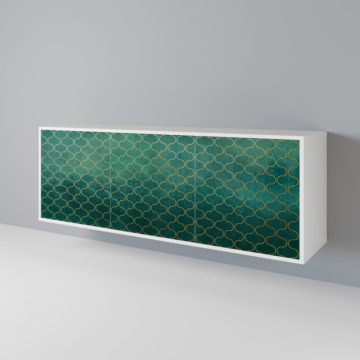 TESSELATED GREENERY Aparador de 3 Portas