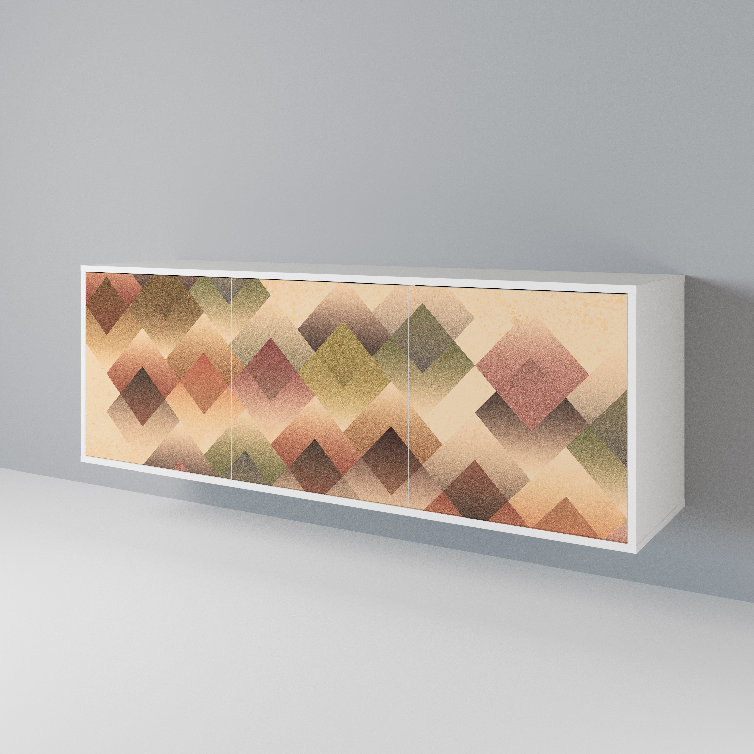 GEOMETRIC FUSION Třídveřová komoda