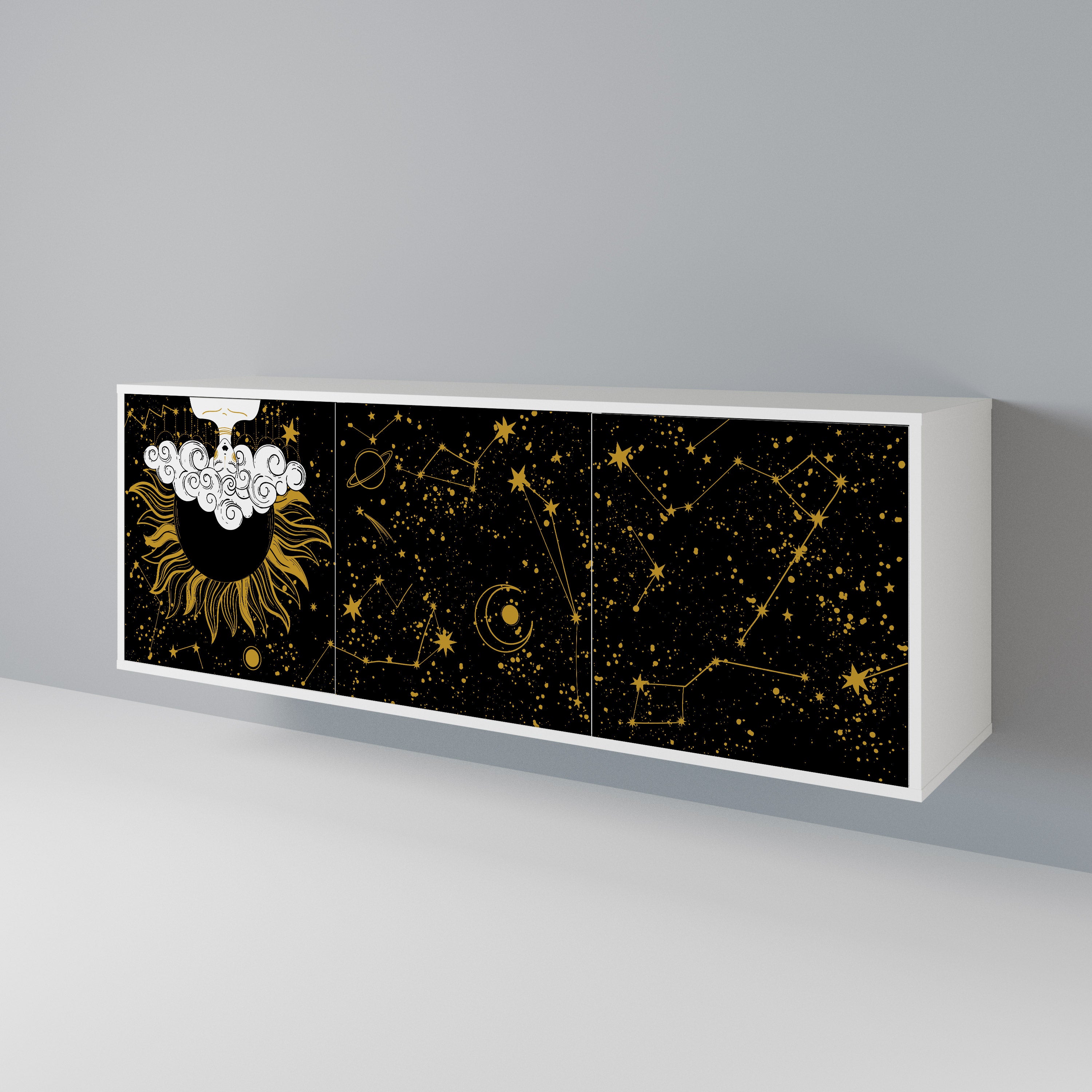 STELLAR CONSTELLATIONS Třídveřová komoda
