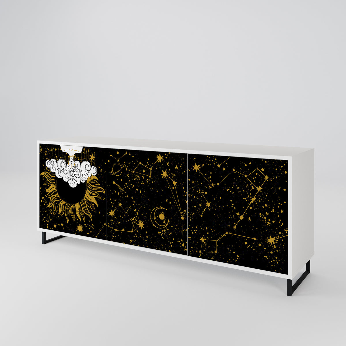 STELLAR CONSTELLATIONS Aparador de 3 Puertas