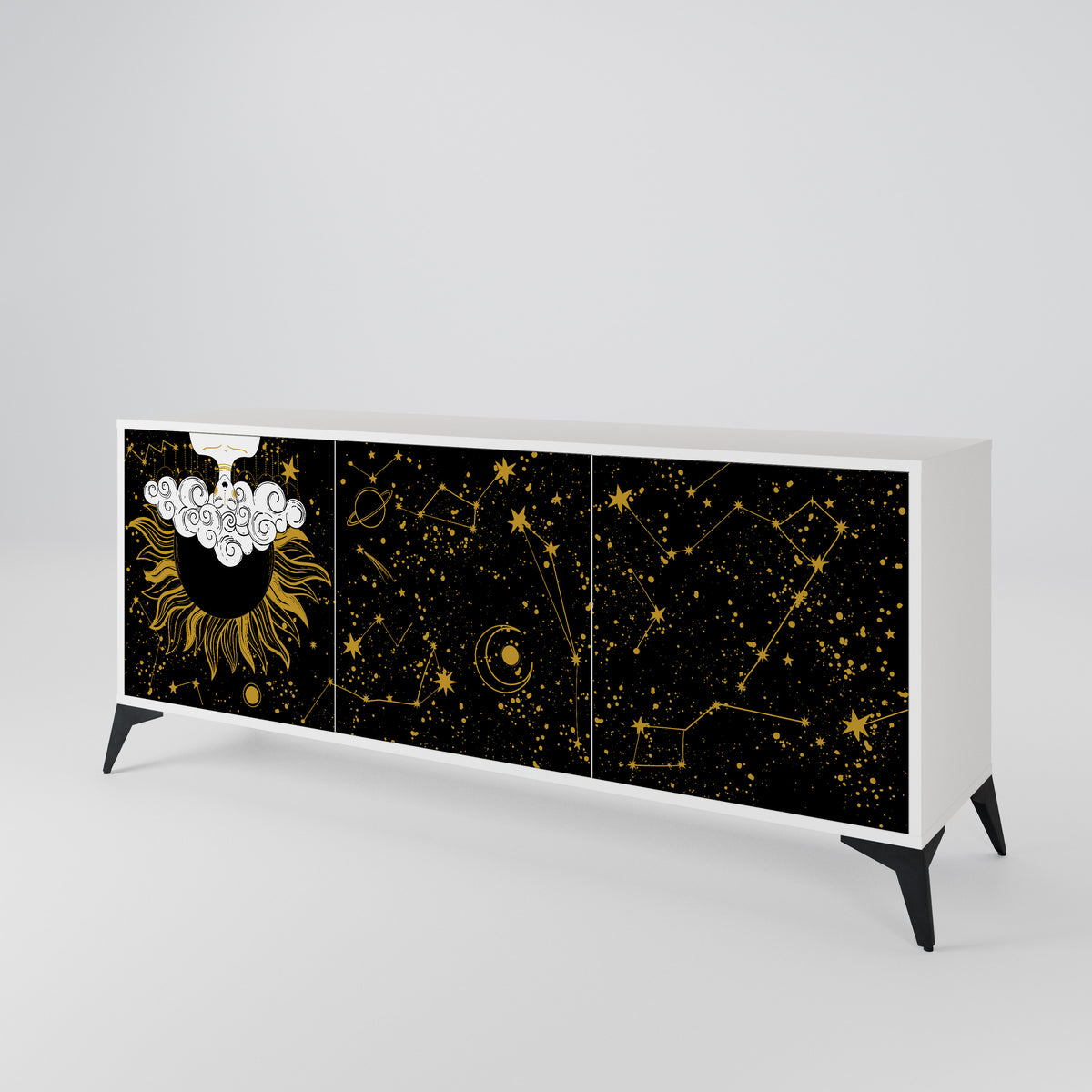 STELLAR CONSTELLATIONS Aparador de 3 Puertas