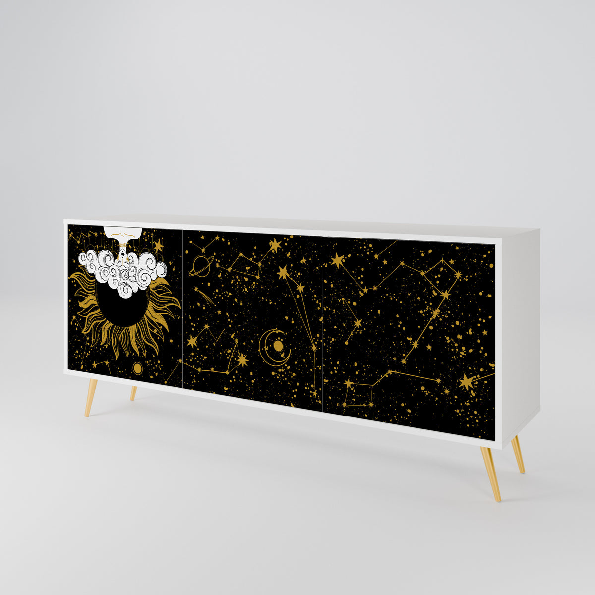 STELLAR CONSTELLATIONS Aparador de 3 Puertas