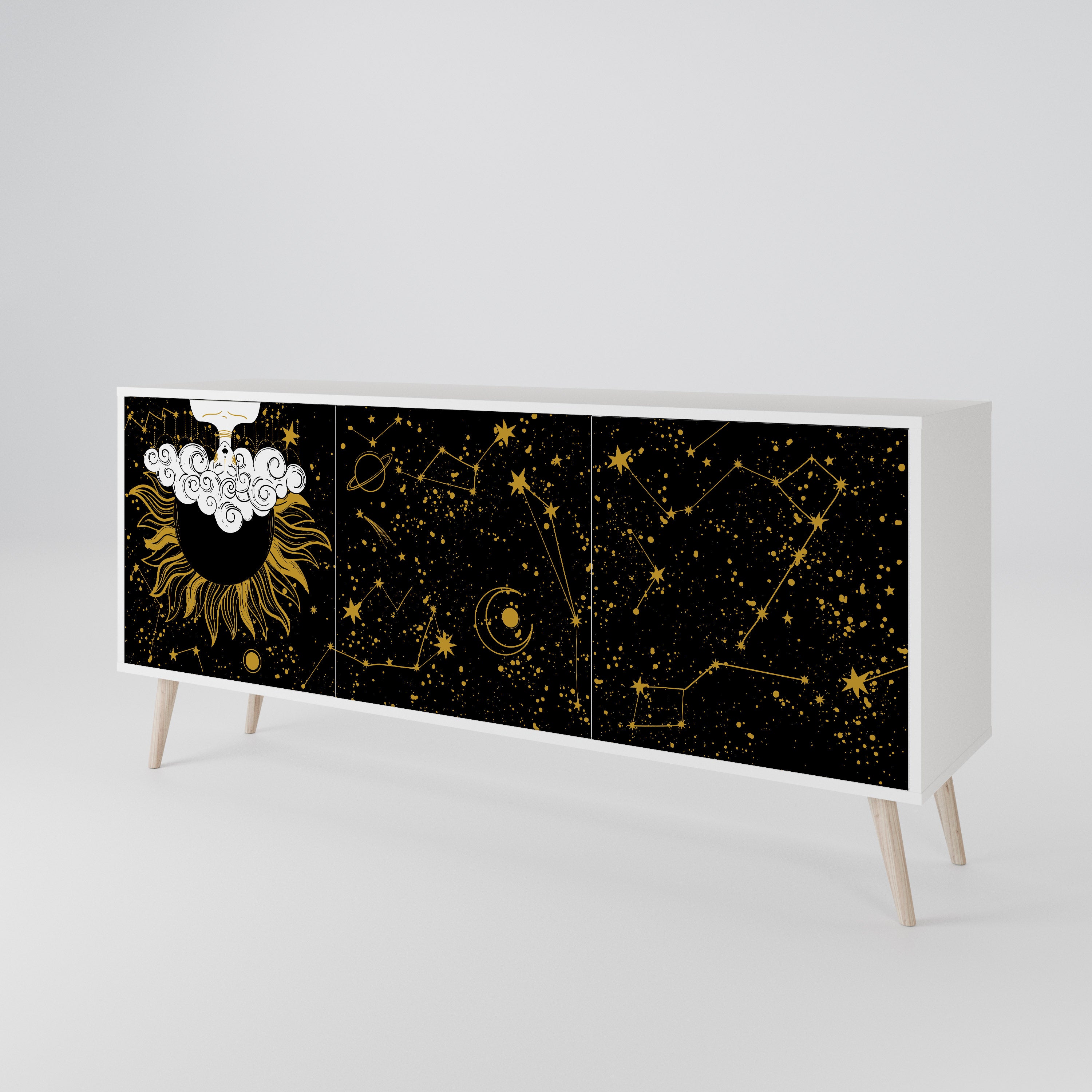 STELLAR CONSTELLATIONS Třídveřová komoda