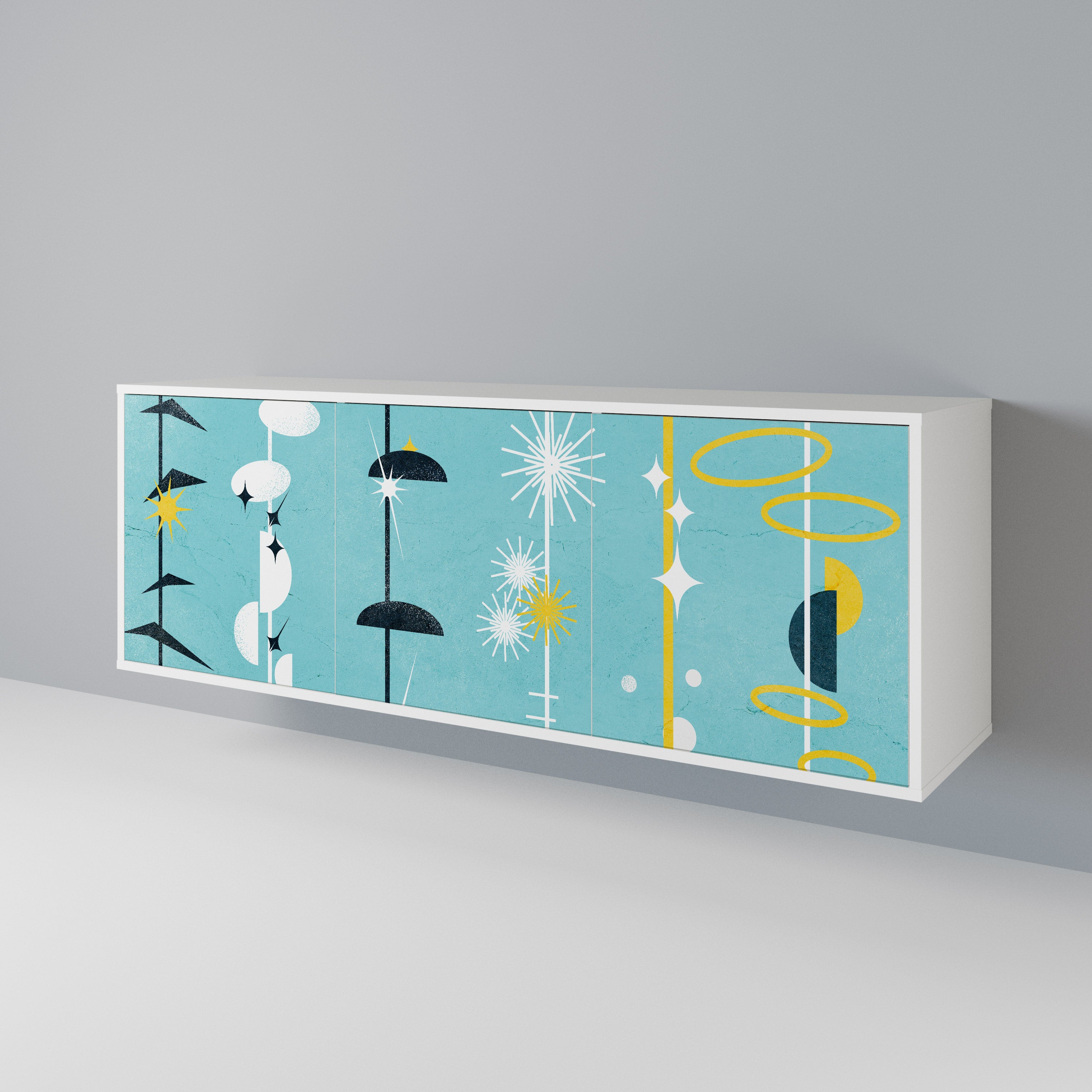 PATHS TO HAPPINESS 3-Door Sideboard