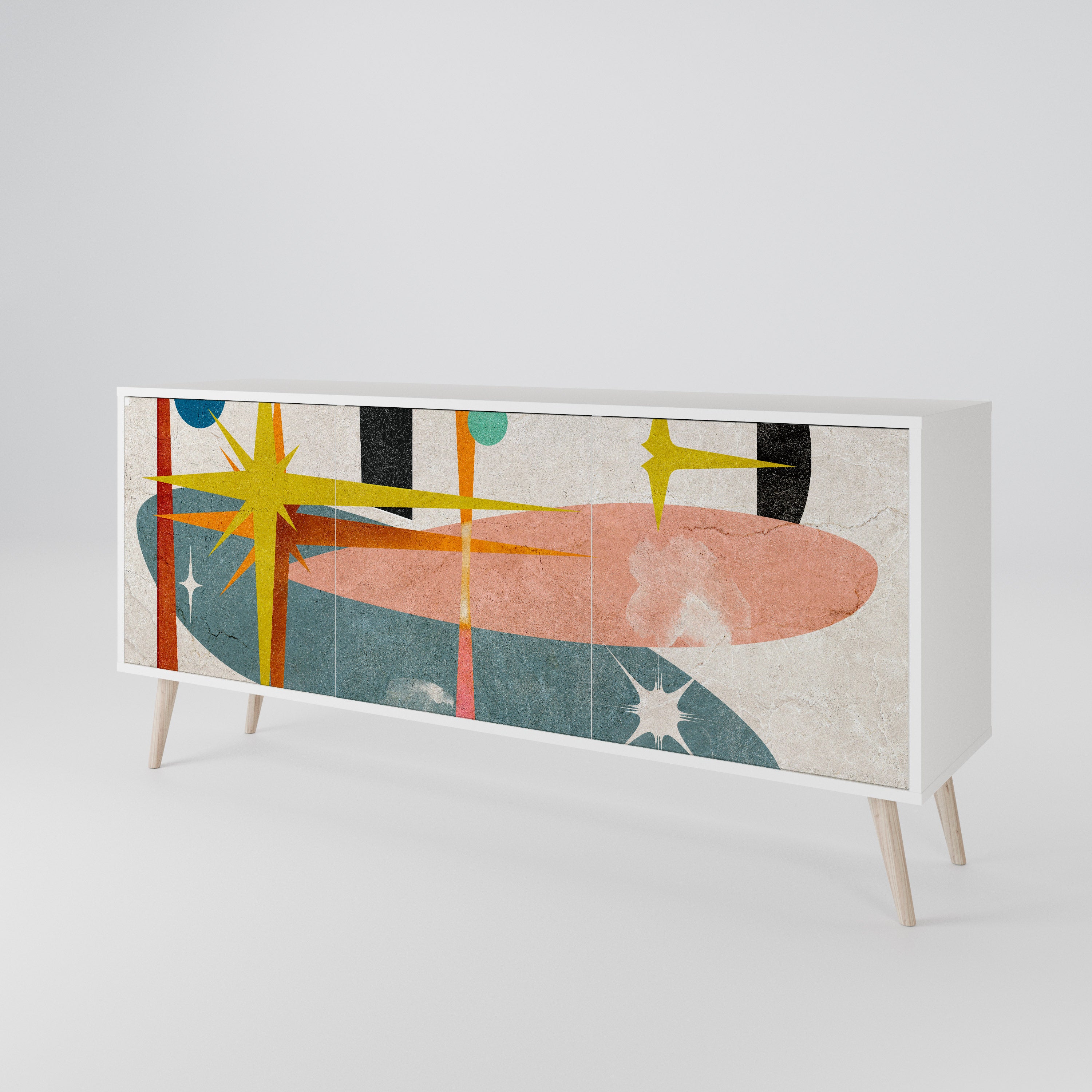 INTERSTELLAR VIBES 3-Door Sideboard