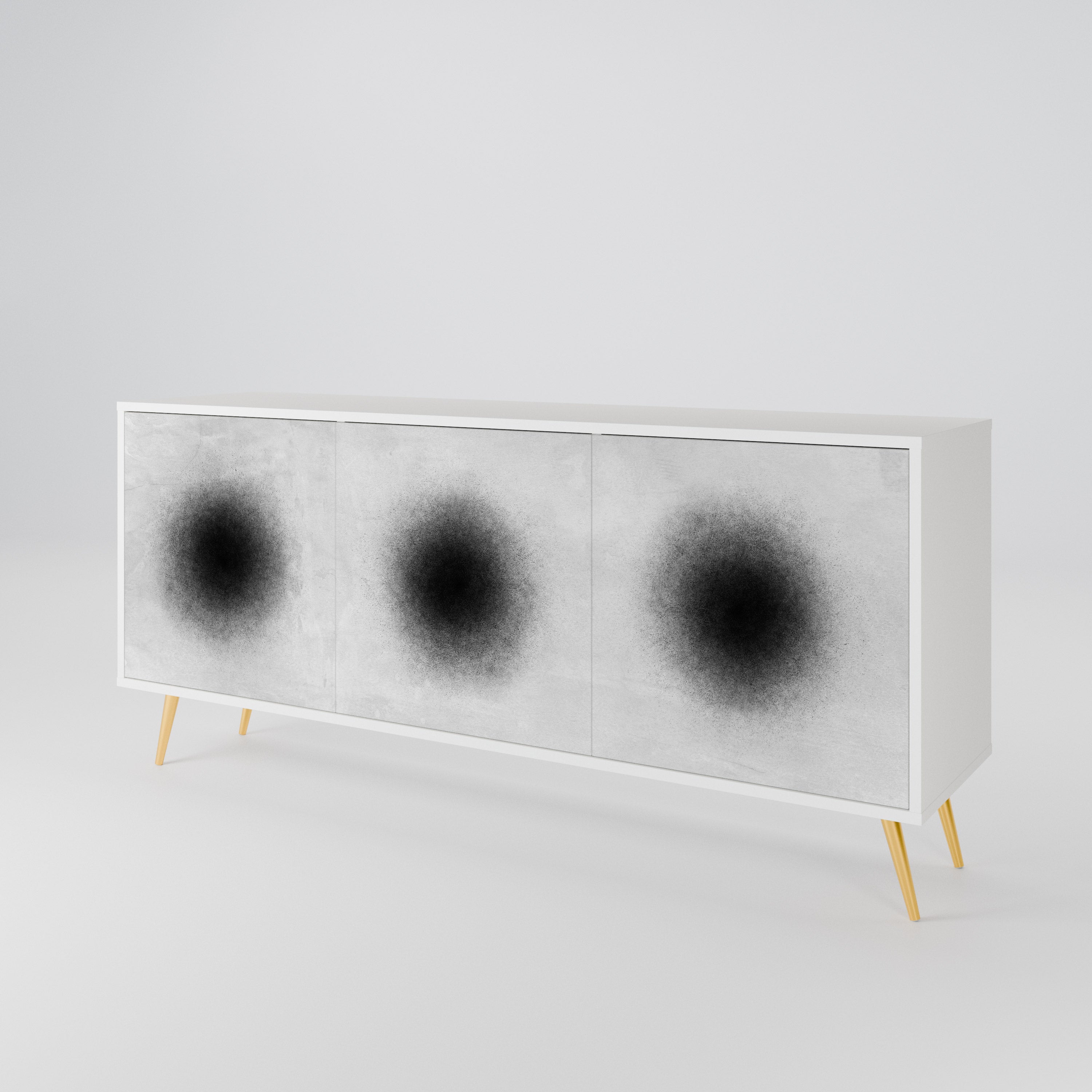BLACK HOLE 3-Door Sideboard