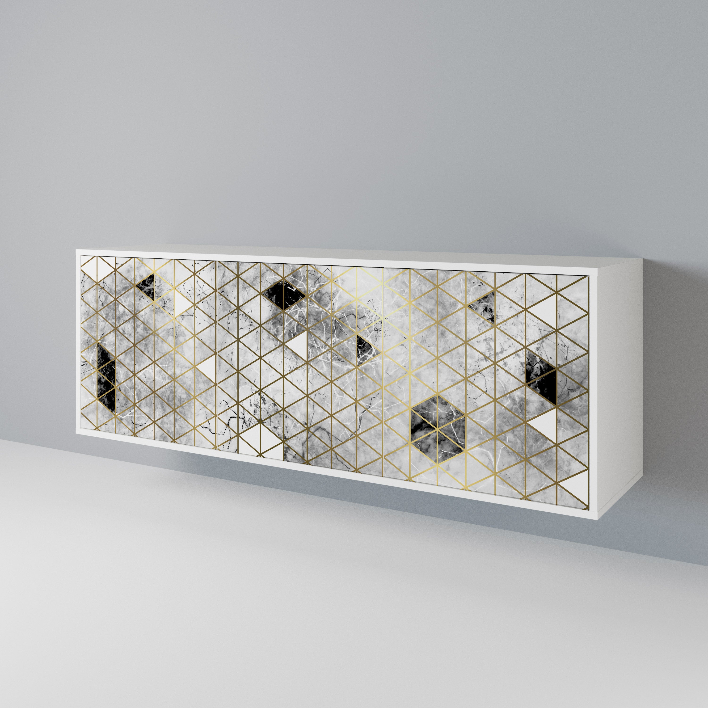 ASHEN ARIA 3-Door Sideboard