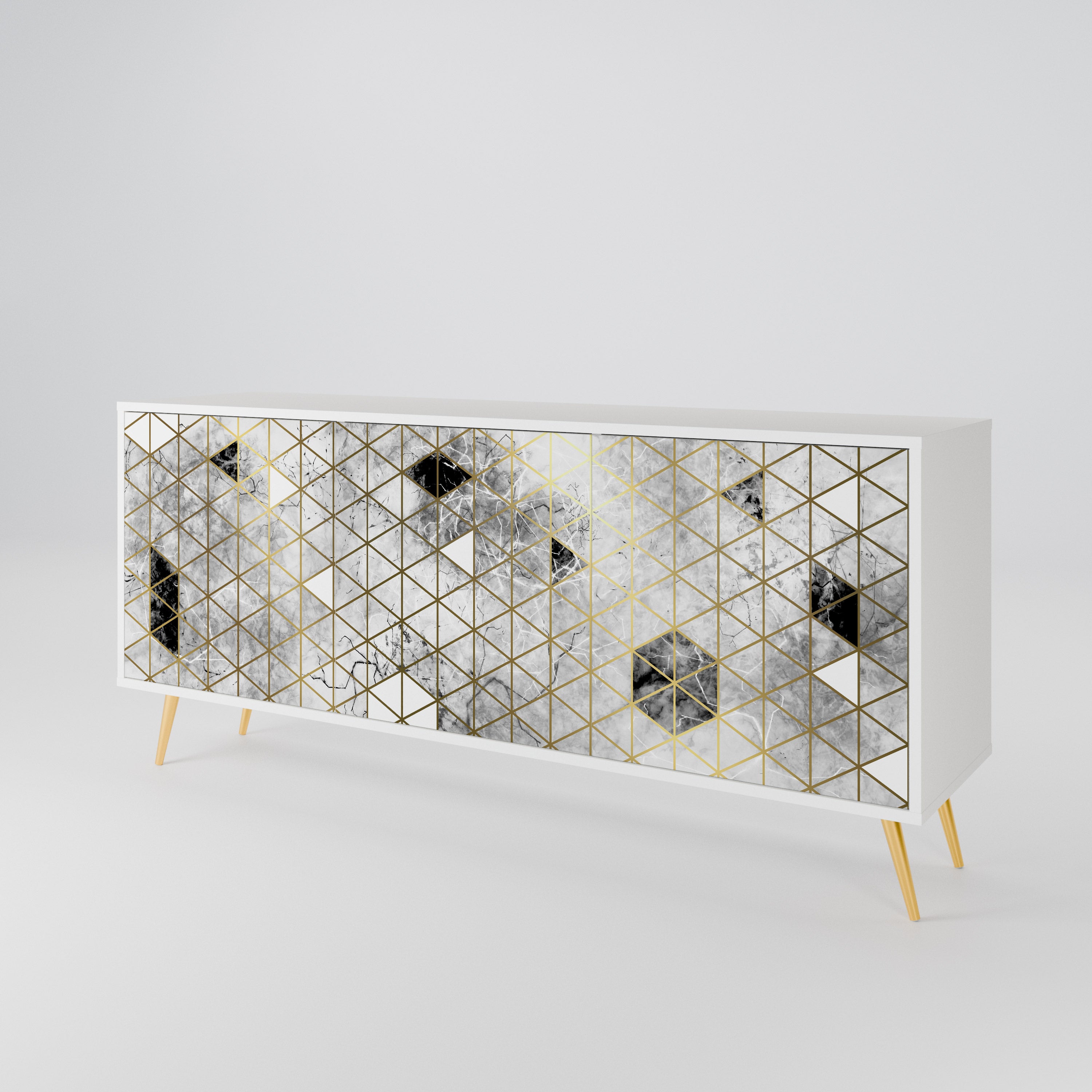 ASHEN ARIA 3-Door Sideboard