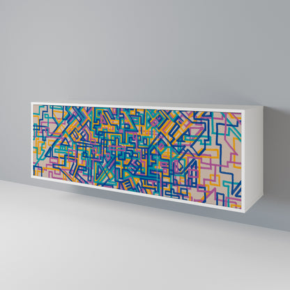 MEMORIES MAP Skänk med tre dörrar