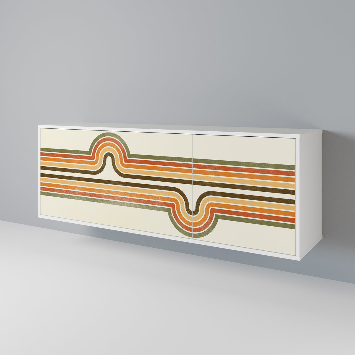 EXCEPTIONAL STREAM Aparador de 3 Portas