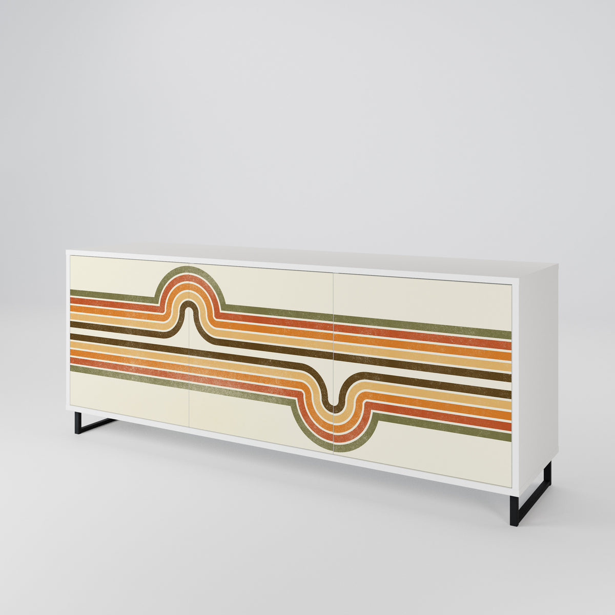 EXCEPTIONAL STREAM Aparador de 3 Portas