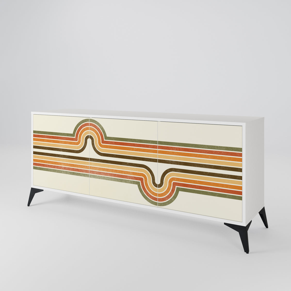 EXCEPTIONAL STREAM Aparador de 3 Portas