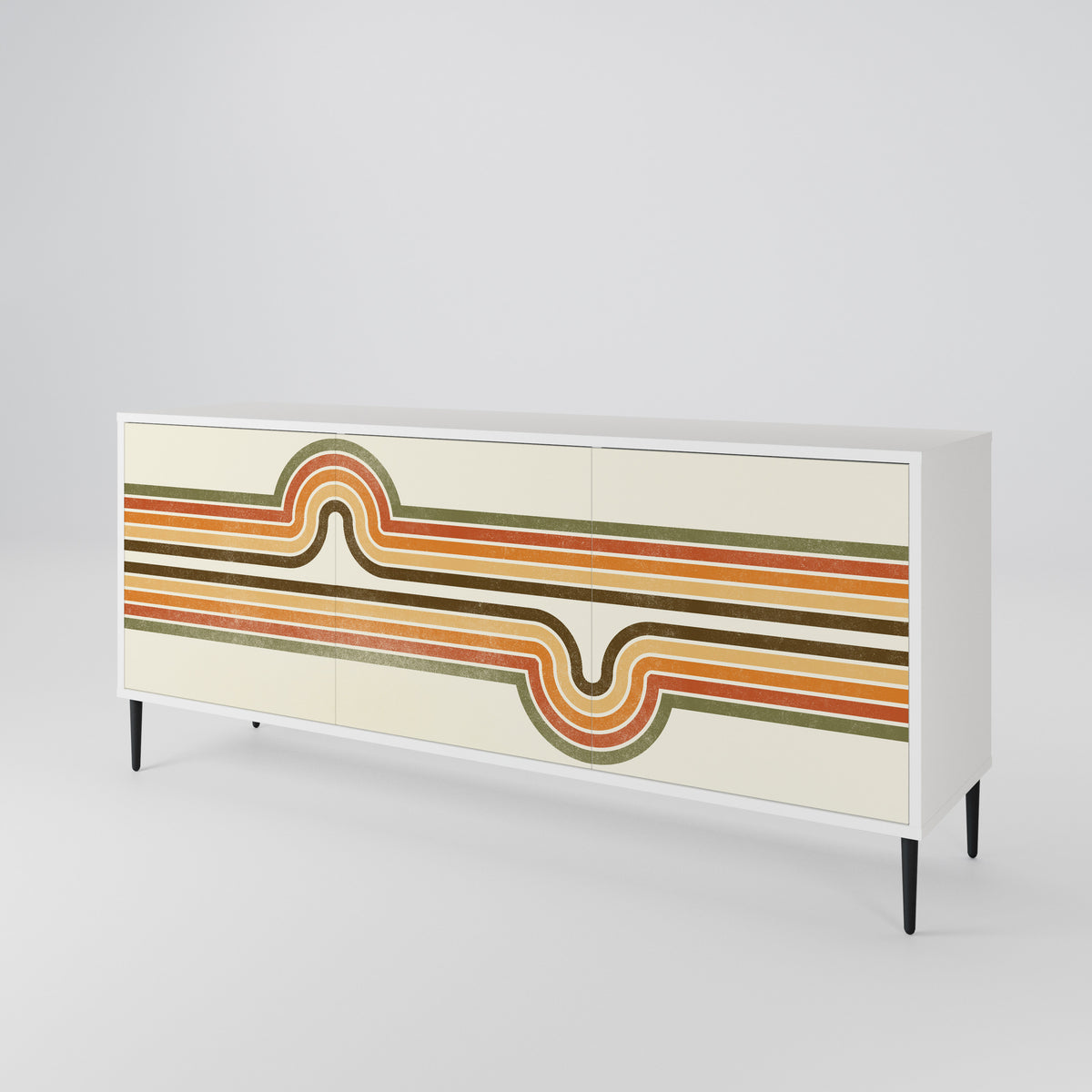 EXCEPTIONAL STREAM Aparador de 3 Portas