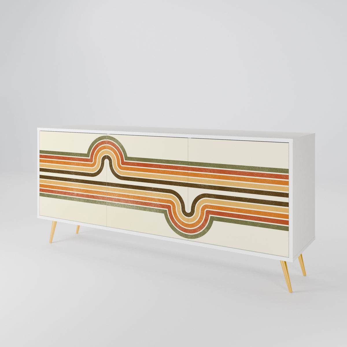 EXCEPTIONAL STREAM Aparador de 3 Portas