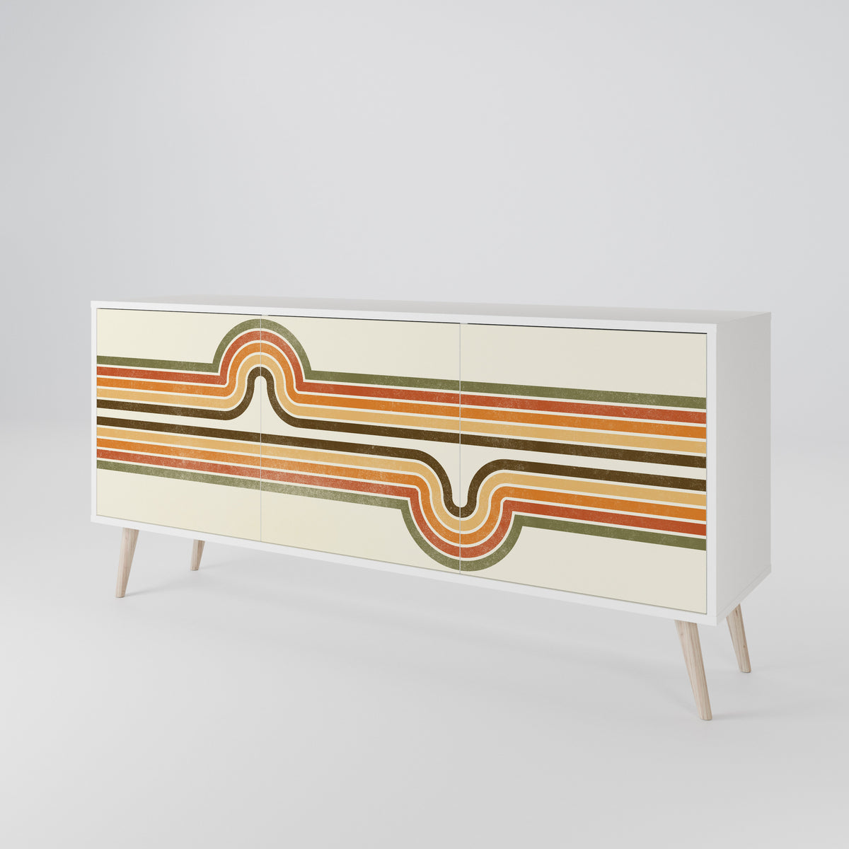 EXCEPTIONAL STREAM Aparador de 3 Portas