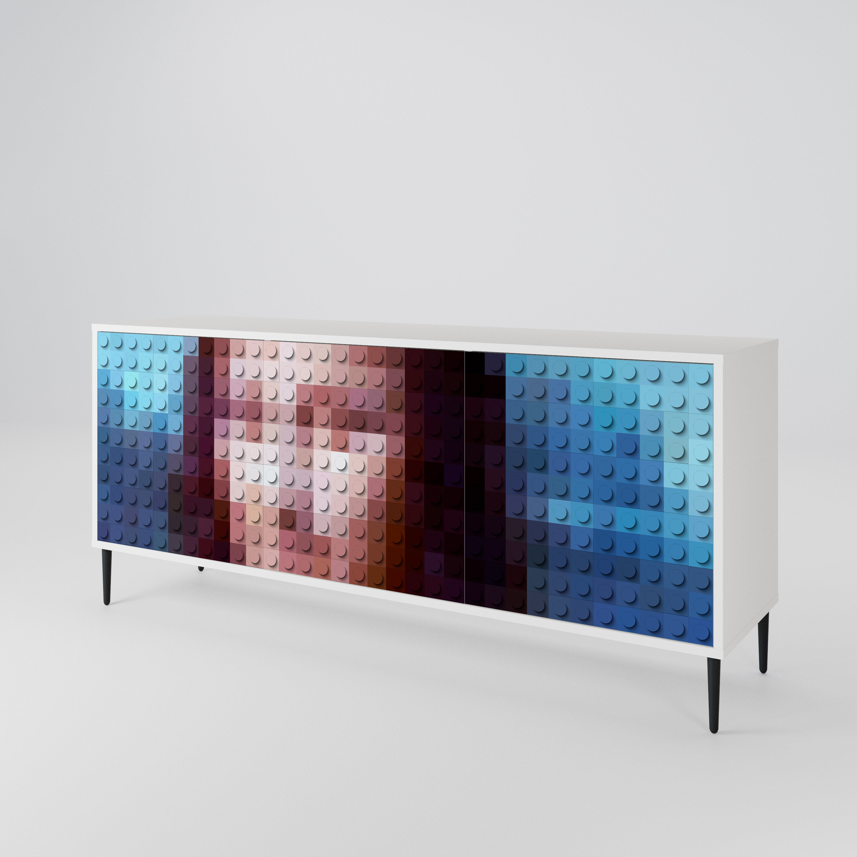 CONSTRUCTIVE ART 3-Door Sideboard