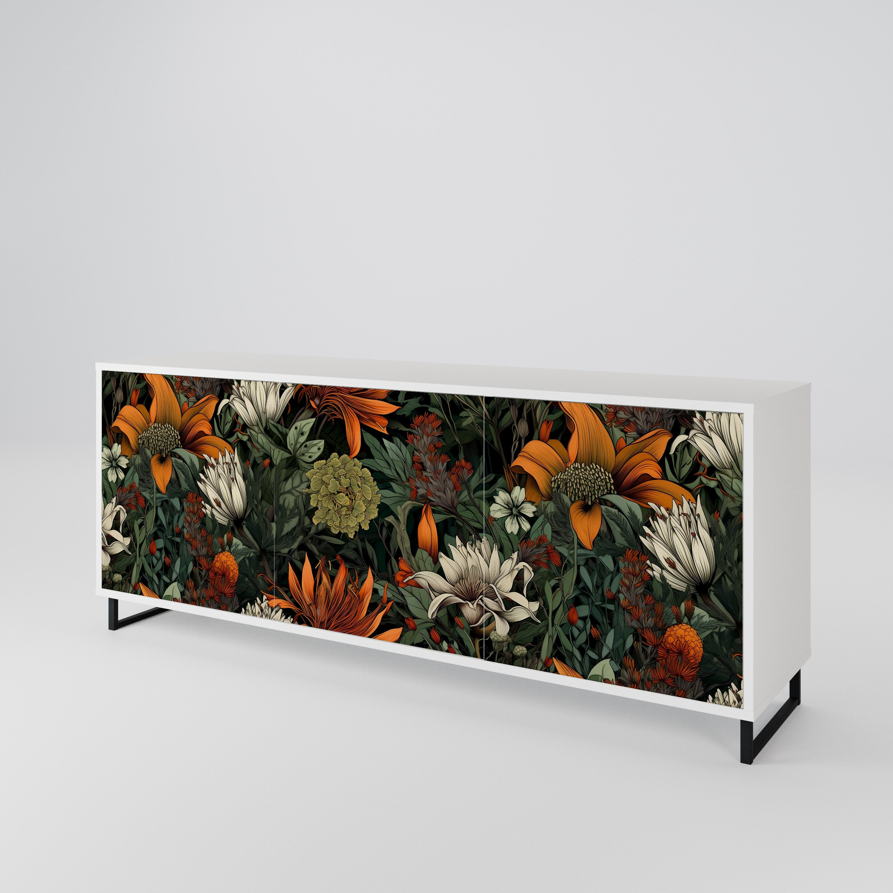 MIDNIGHT SPROUT 3-Door Sideboard