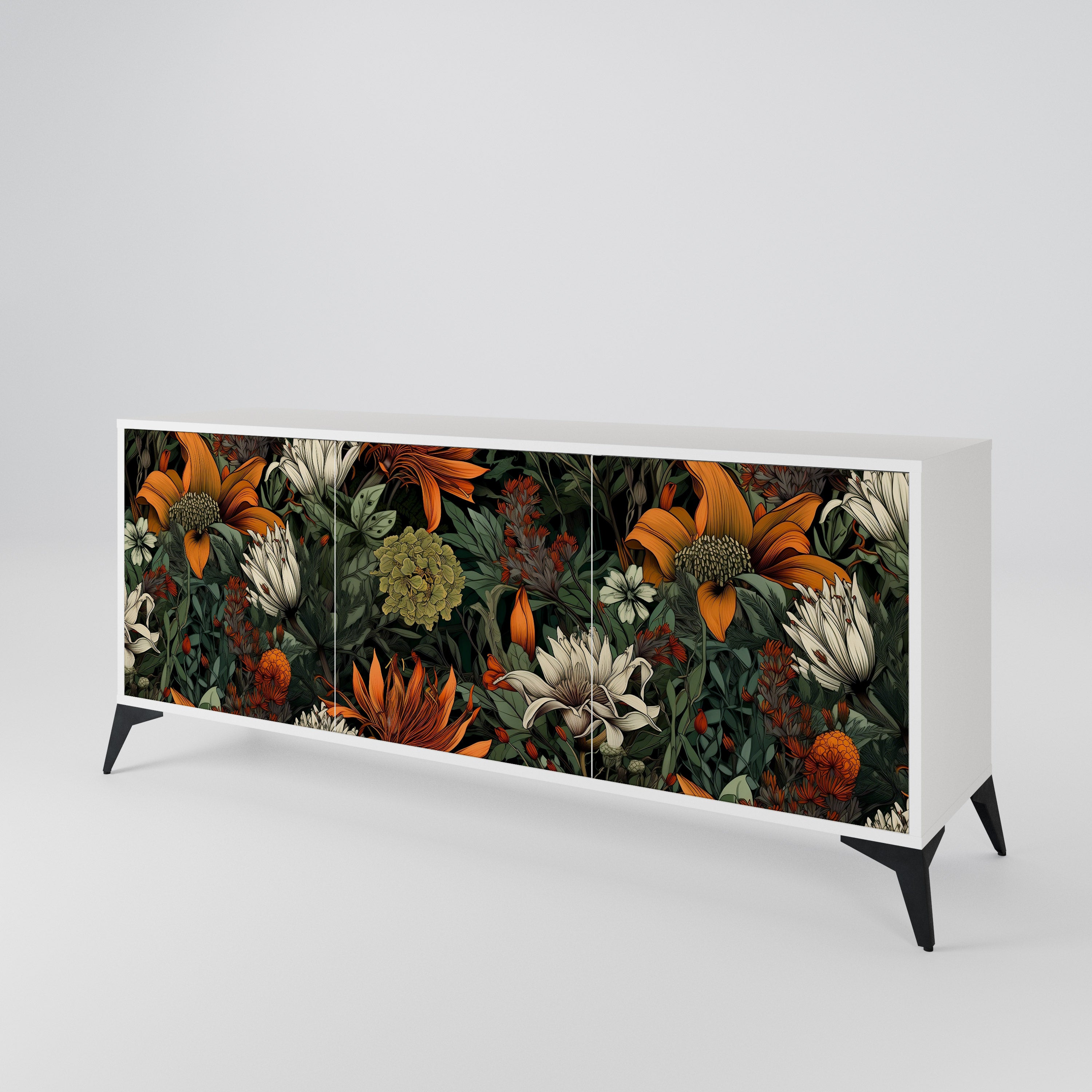 MIDNIGHT SPROUT 3-Door Sideboard