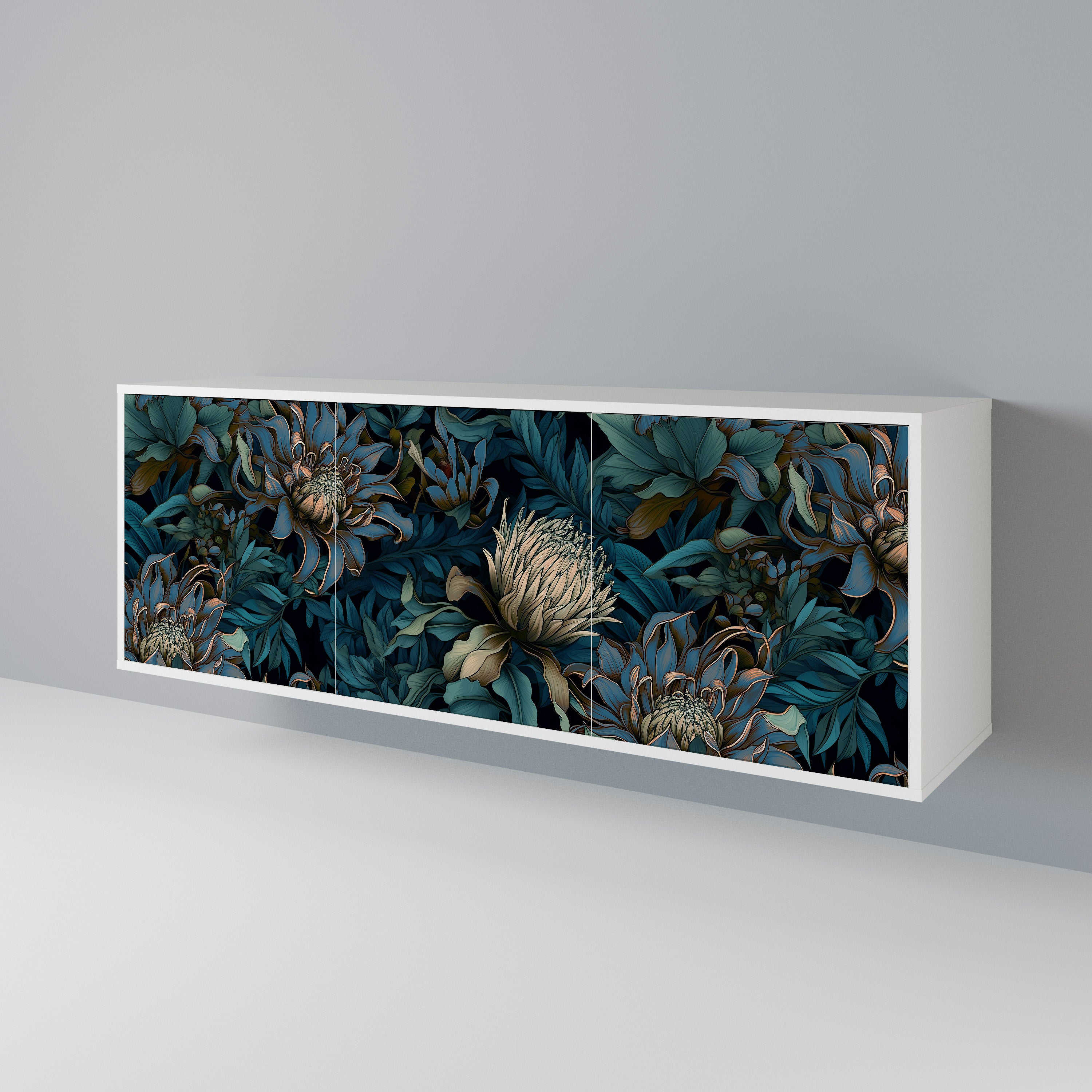 TWILIGHT BLOOM 3-Door Sideboard