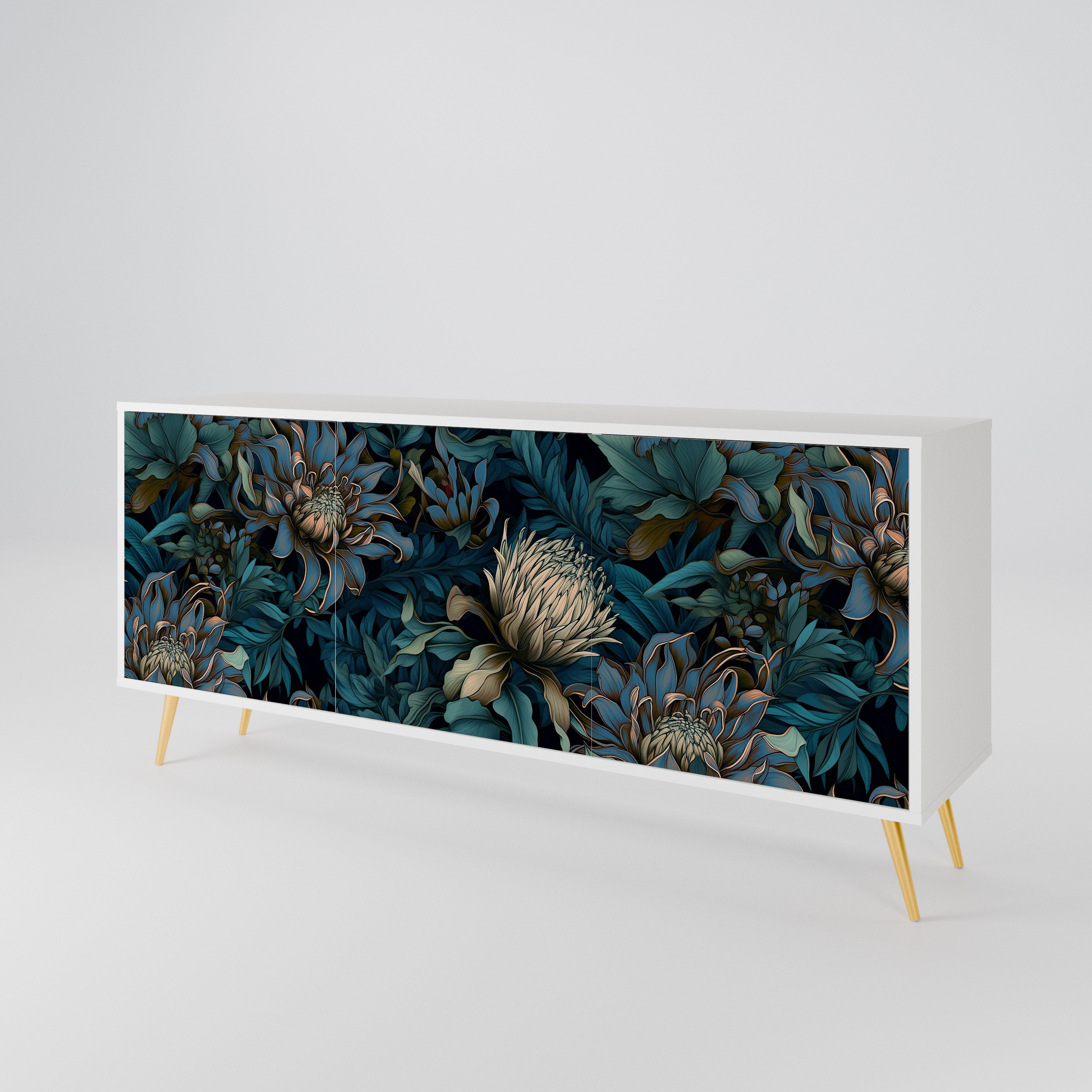 TWILIGHT BLOOM 3-Door Sideboard