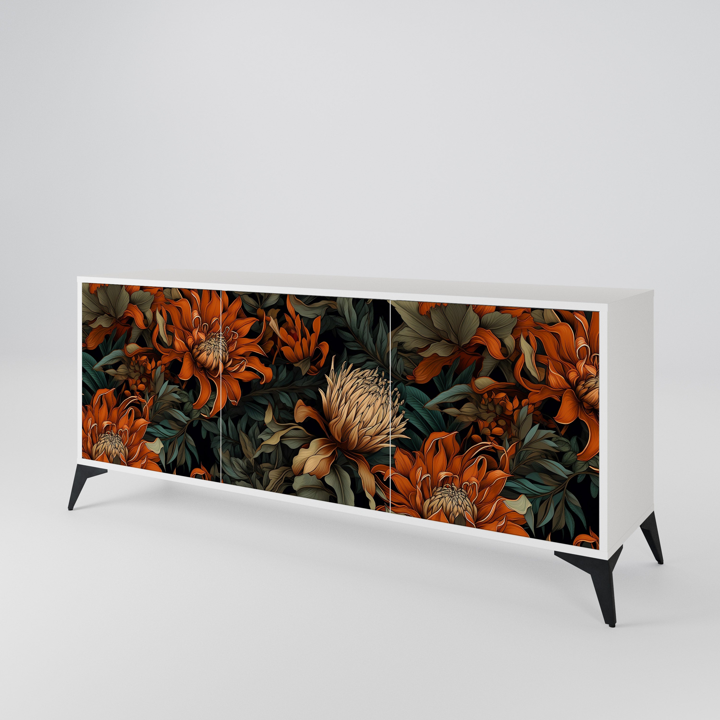 DAWN BLOOM 3-Door Sideboard