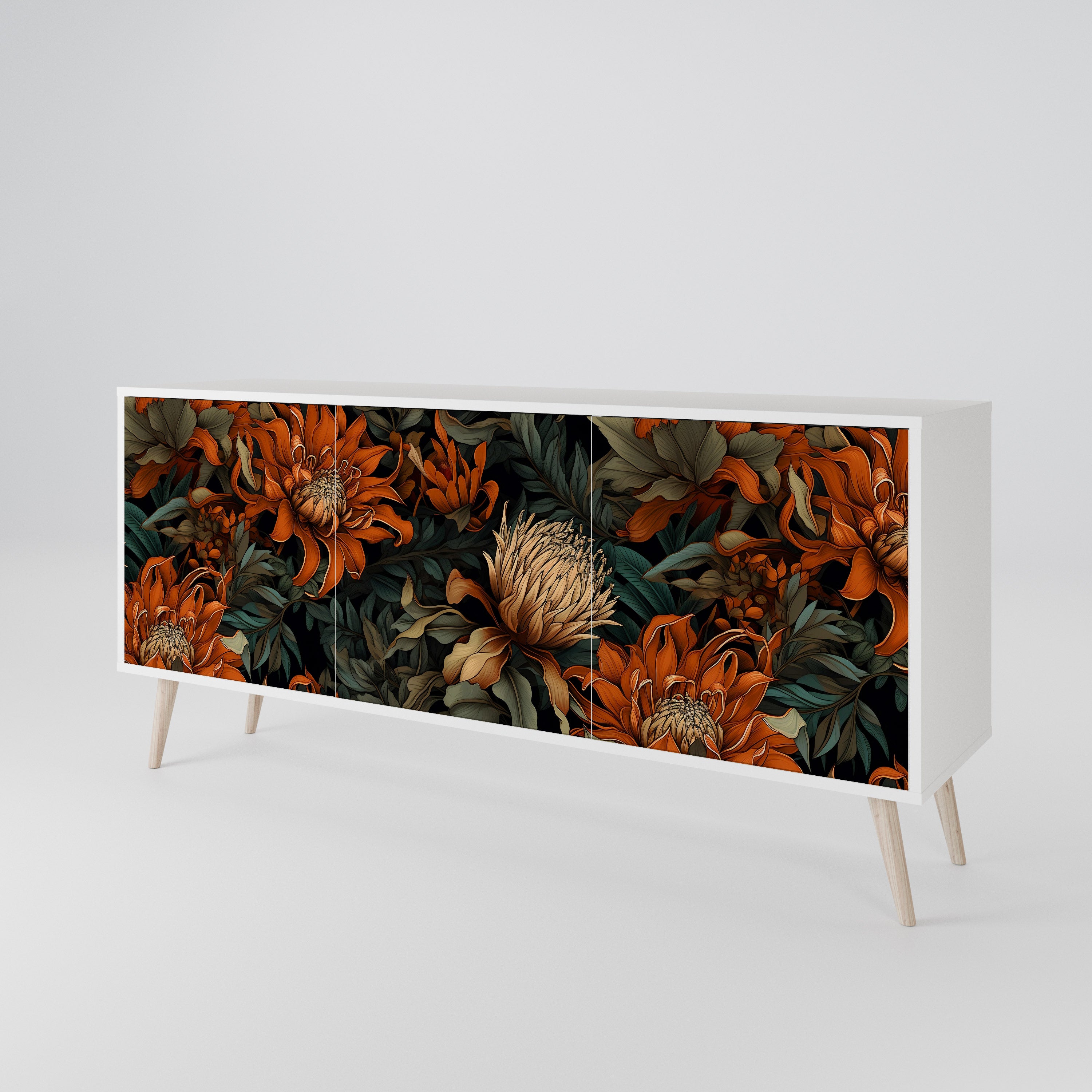 DAWN BLOOM 3-Door Sideboard