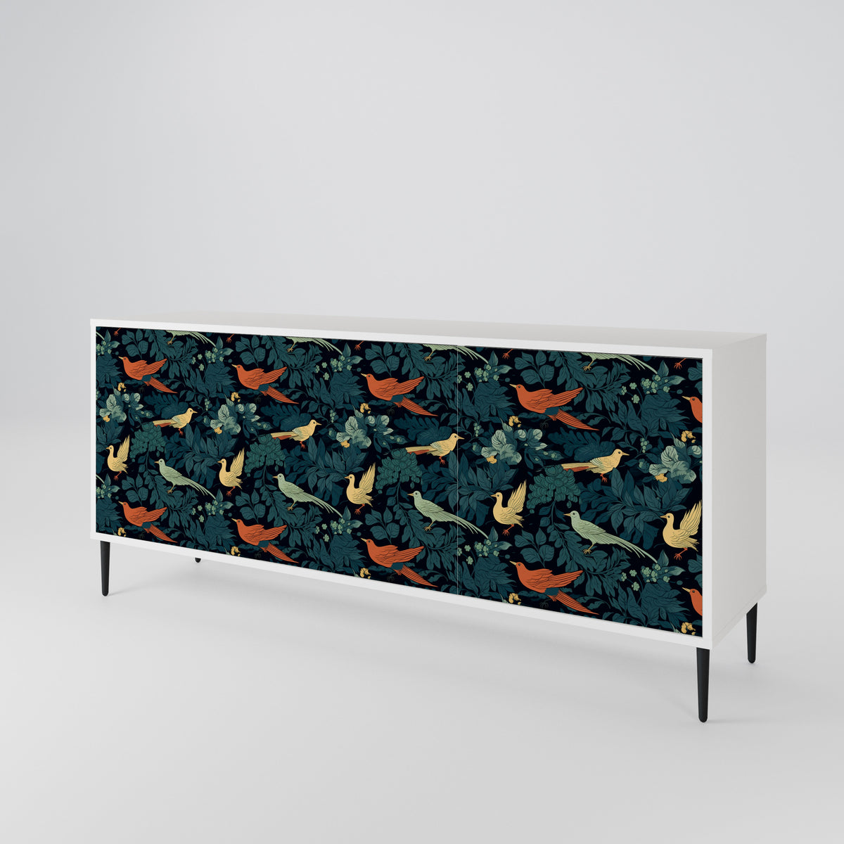FOWL ORNAMENT 3-türiges Sideboard