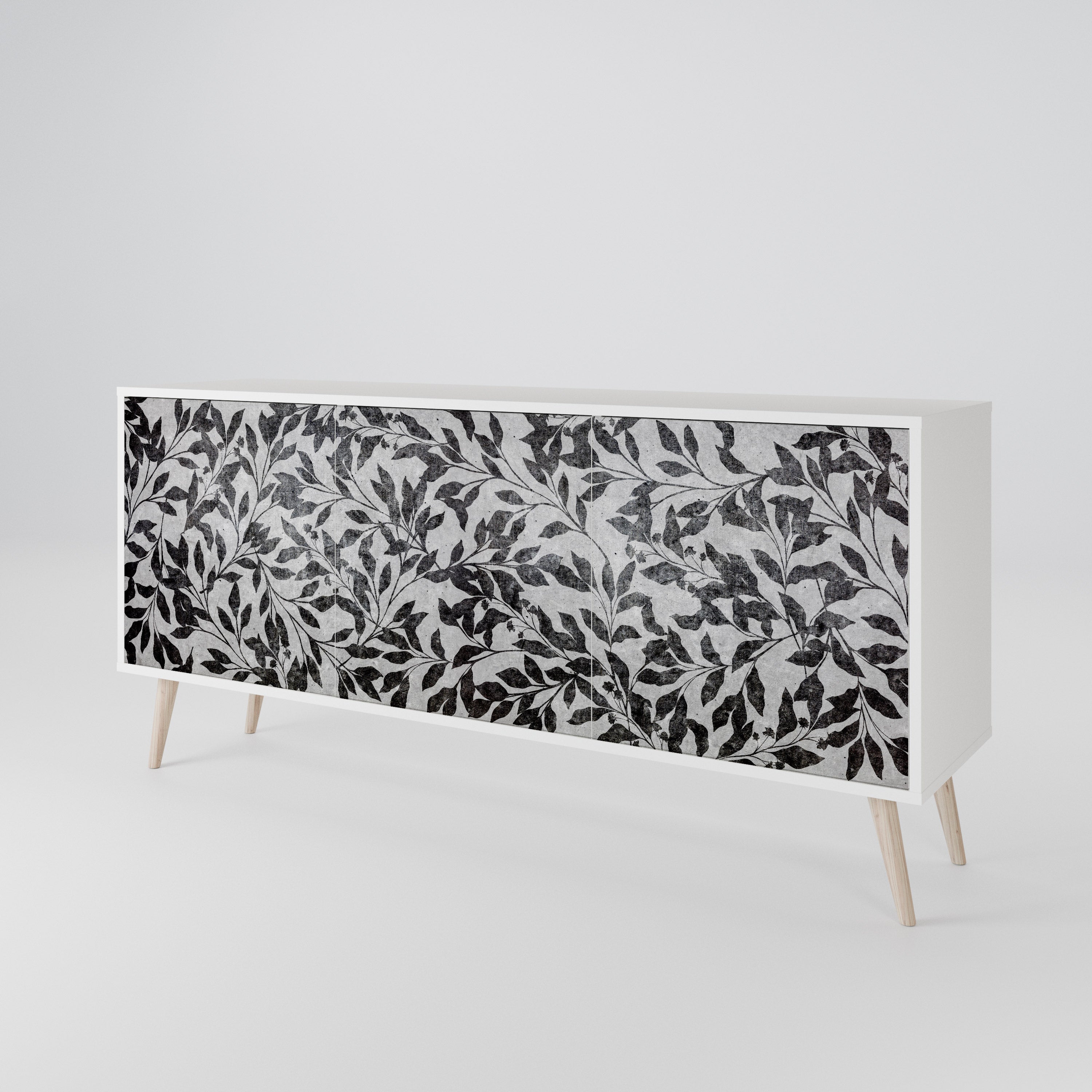 CHARCOAL SPROUT 3-Door Sideboard